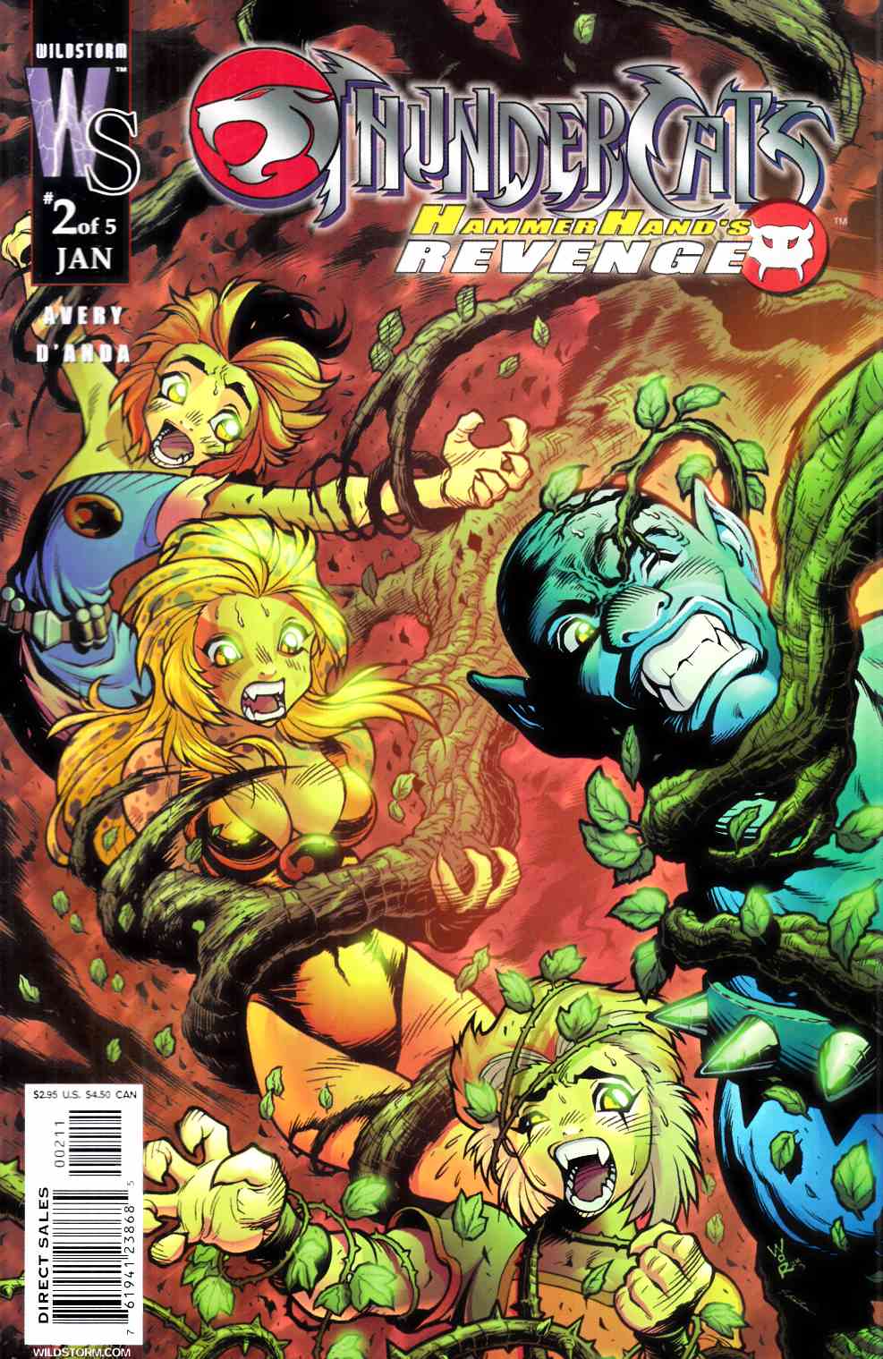 Thundercats Hammerhand's Revenge #2 Cover B Very Fine (8.0) [DC Comic] LARGE