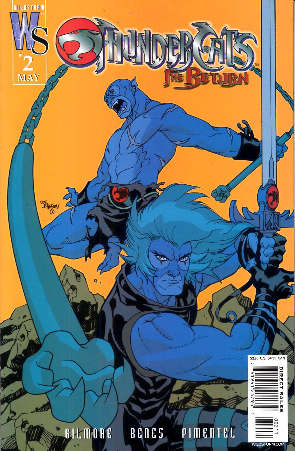 Thundercats the Return 2 Cover B Near Mint (9.4) [DC Comic