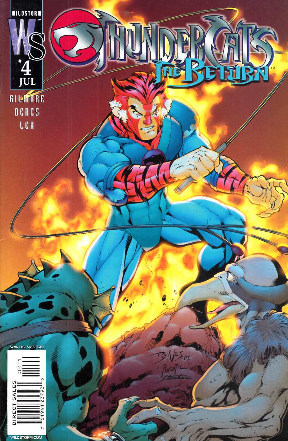 Thundercats the Return 4 Cover A Near Mint Minus (9.2) [DC Comic