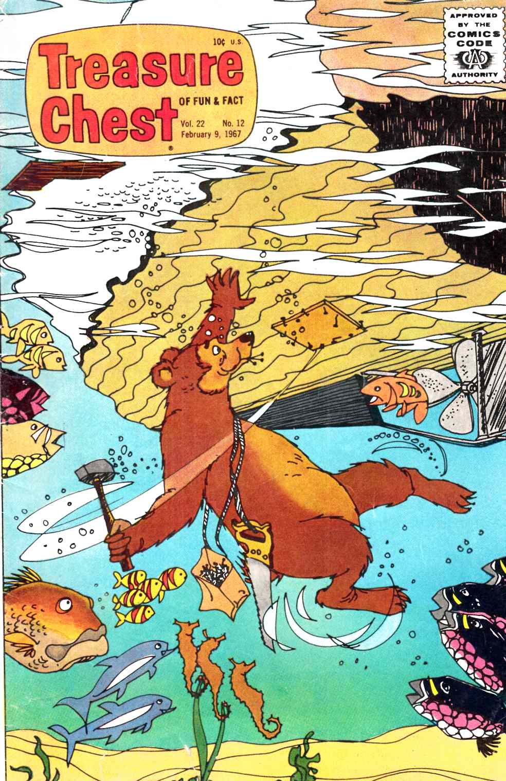 Treasure Chest Volume 22 #12 Good/Very Good (3.0) [Pflaum  Comic] LARGE