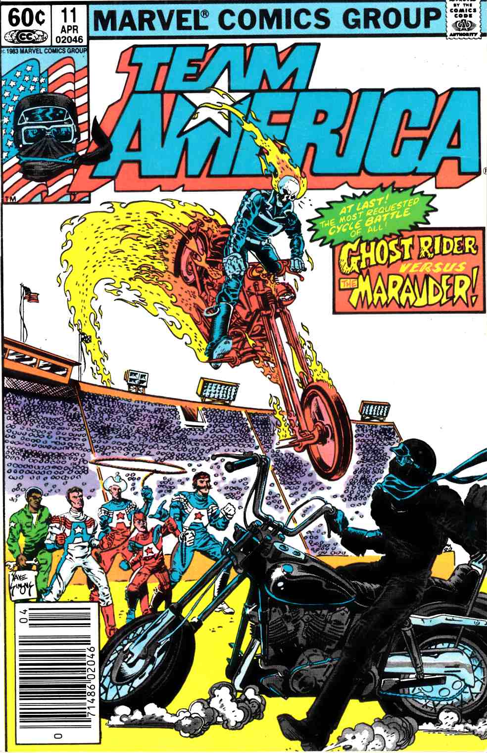 Team America #11 Newsstand Edition Very Fine (8.0) [Marvel Comic] THUMBNAIL