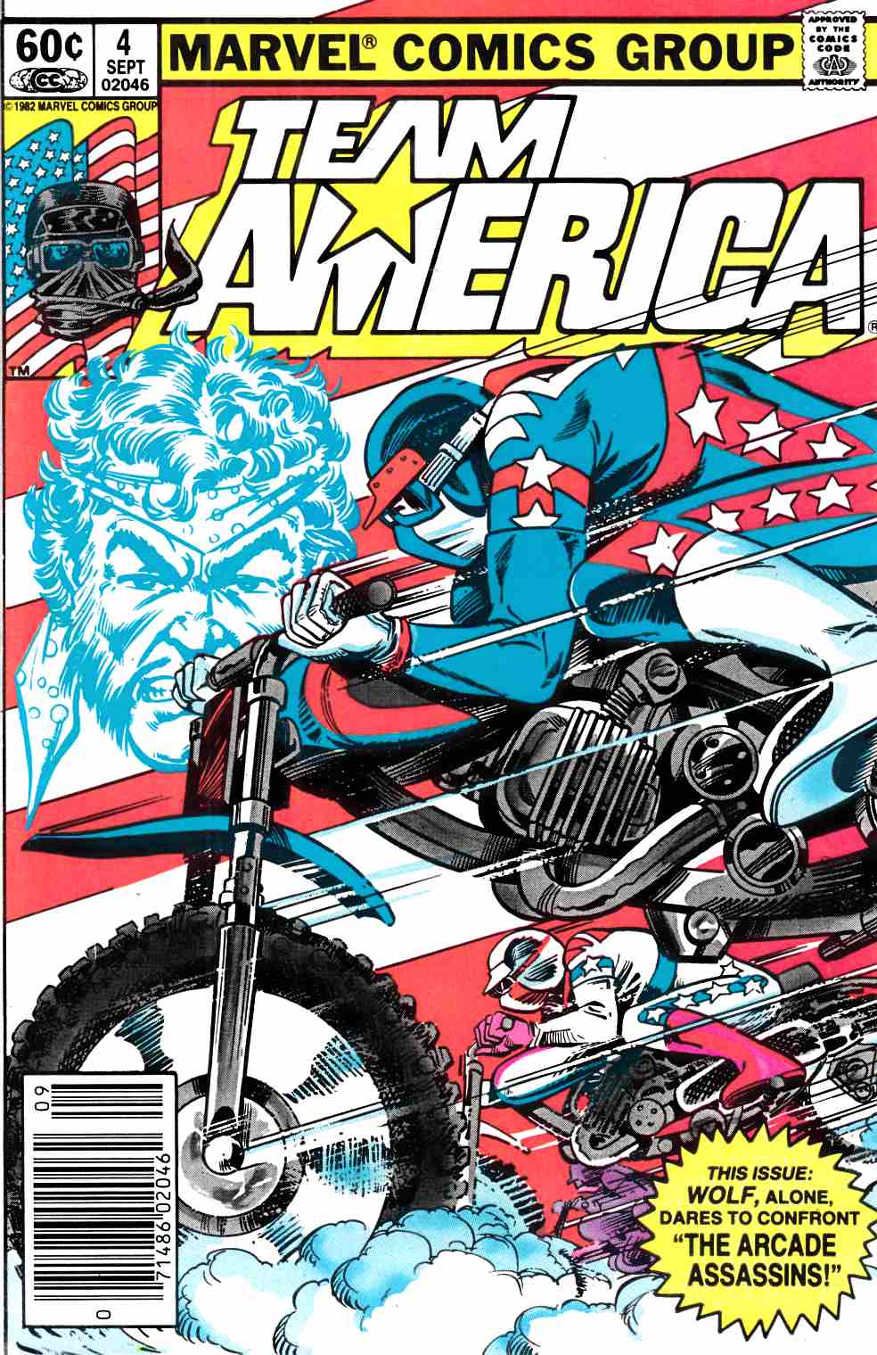 Team America #4 Newsstand Edition Very Fine (8.0) [Marvel Comic] LARGE