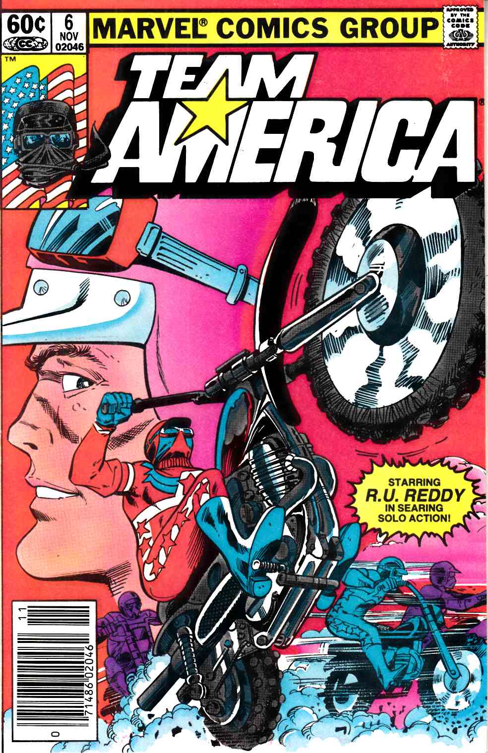 Team America #6 Newsstand Edition Very Fine (8.0) [Marvel Comic] THUMBNAIL