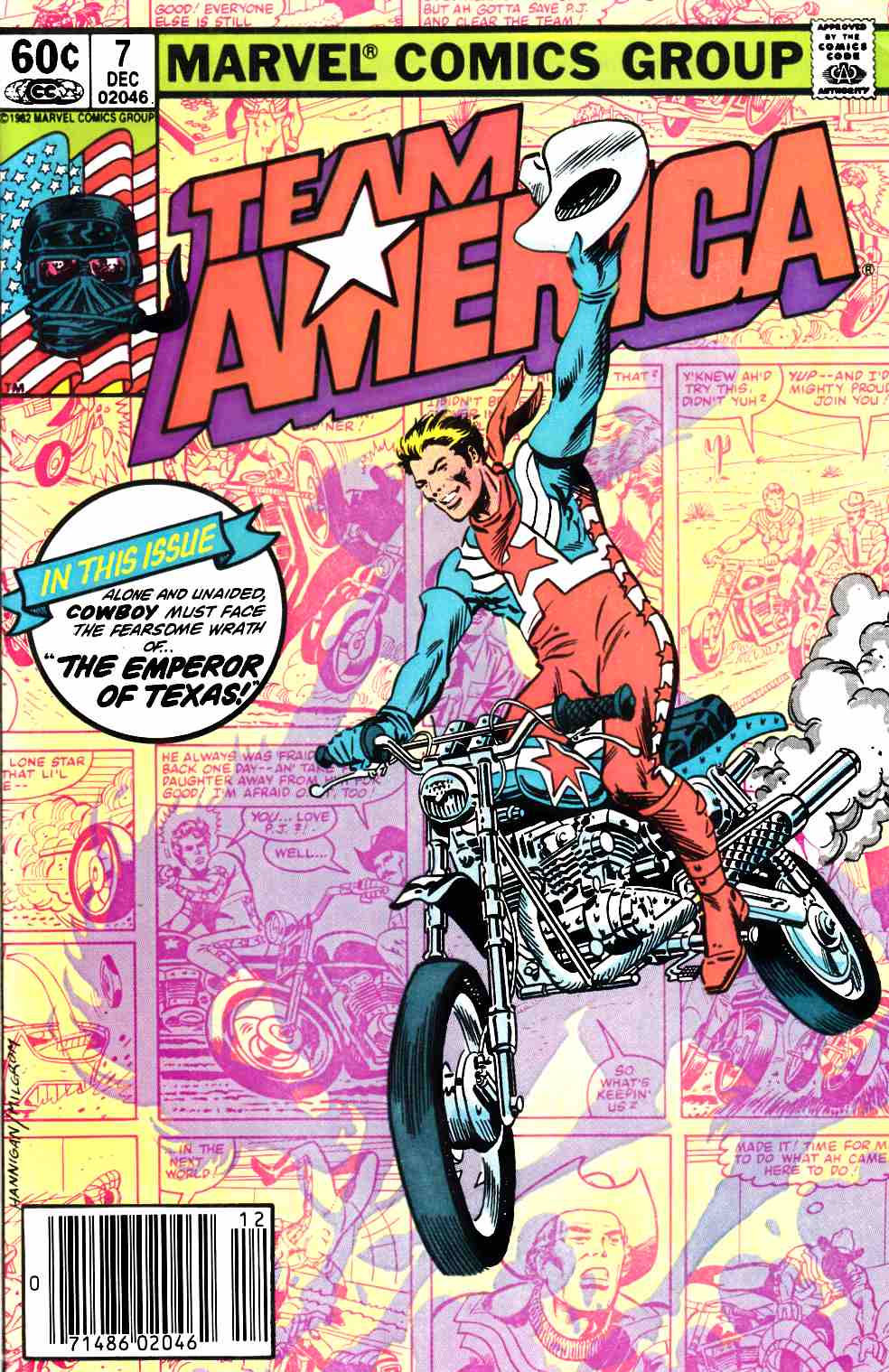 Team America #7 Newsstand Edition Very Fine Minus (7.5) [Marvel Comic] LARGE