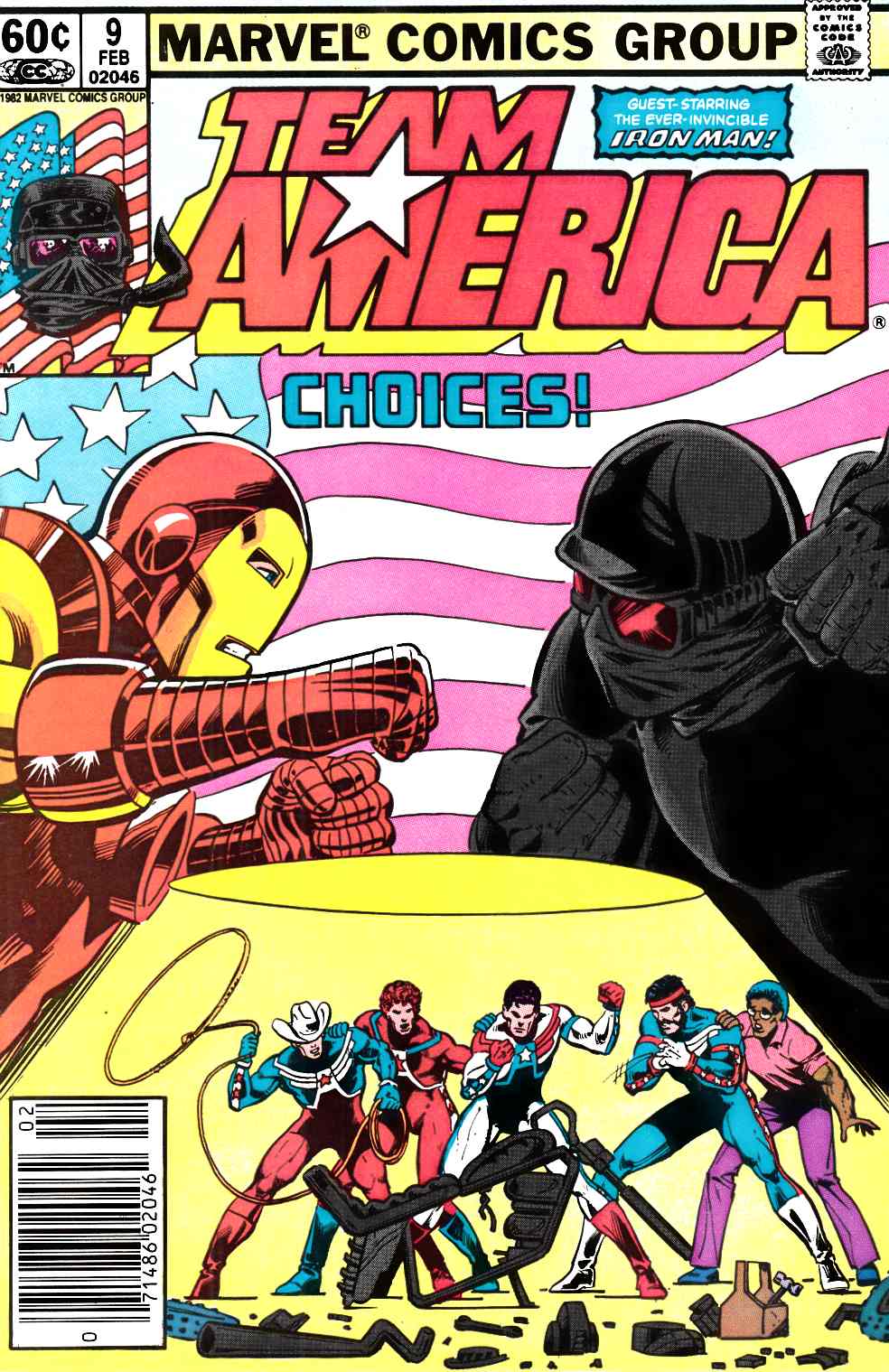 Team America #9 Newsstand Edition Near Mint (9.4) [Marvel Comic] THUMBNAIL