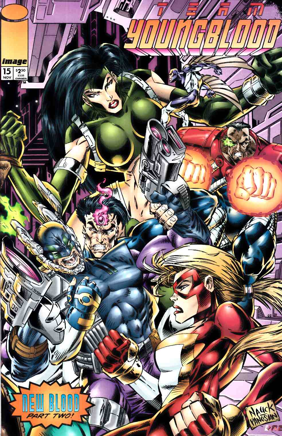 Team Youngblood #15 Near Mint (9.4) [Image Comic] LARGE