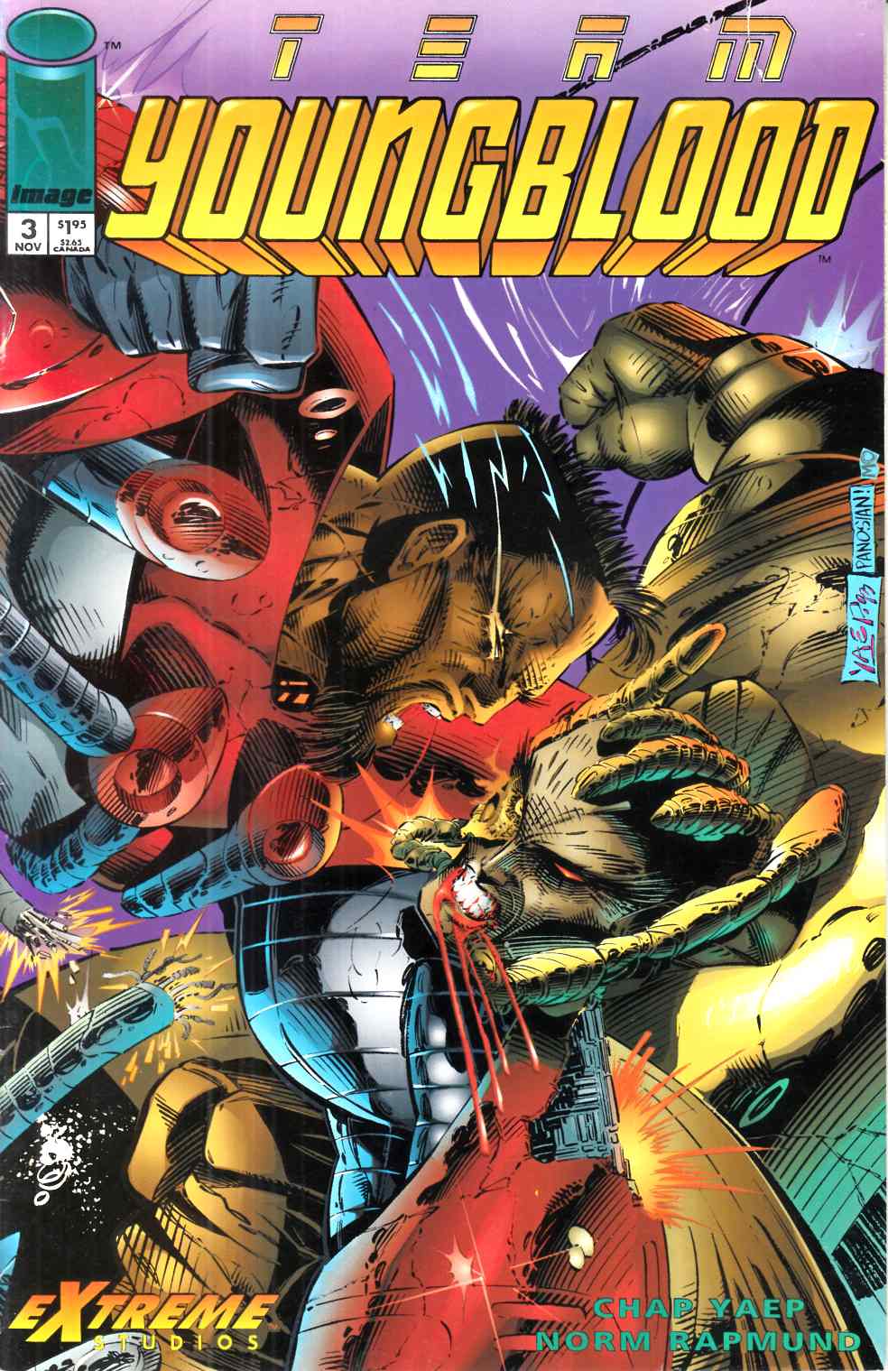 Team Youngblood #3 Very Fine (8.0) [Image Comic] LARGE