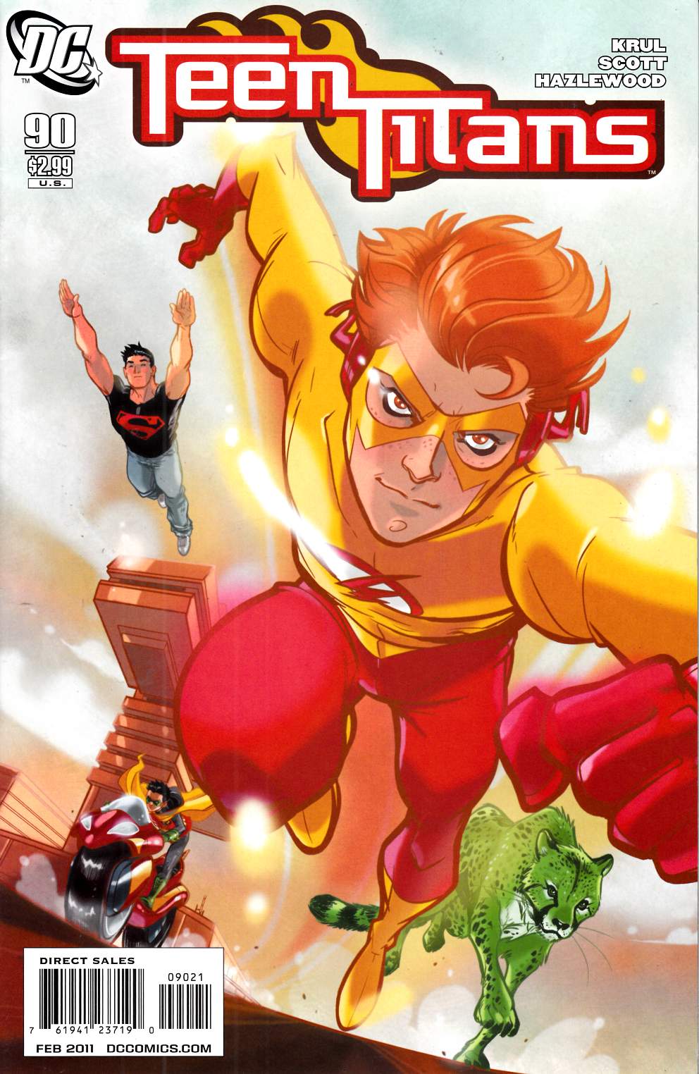 Teen Titans #90 Kerschl Variant Cover Near Mint (9.4) [DC Comic] LARGE