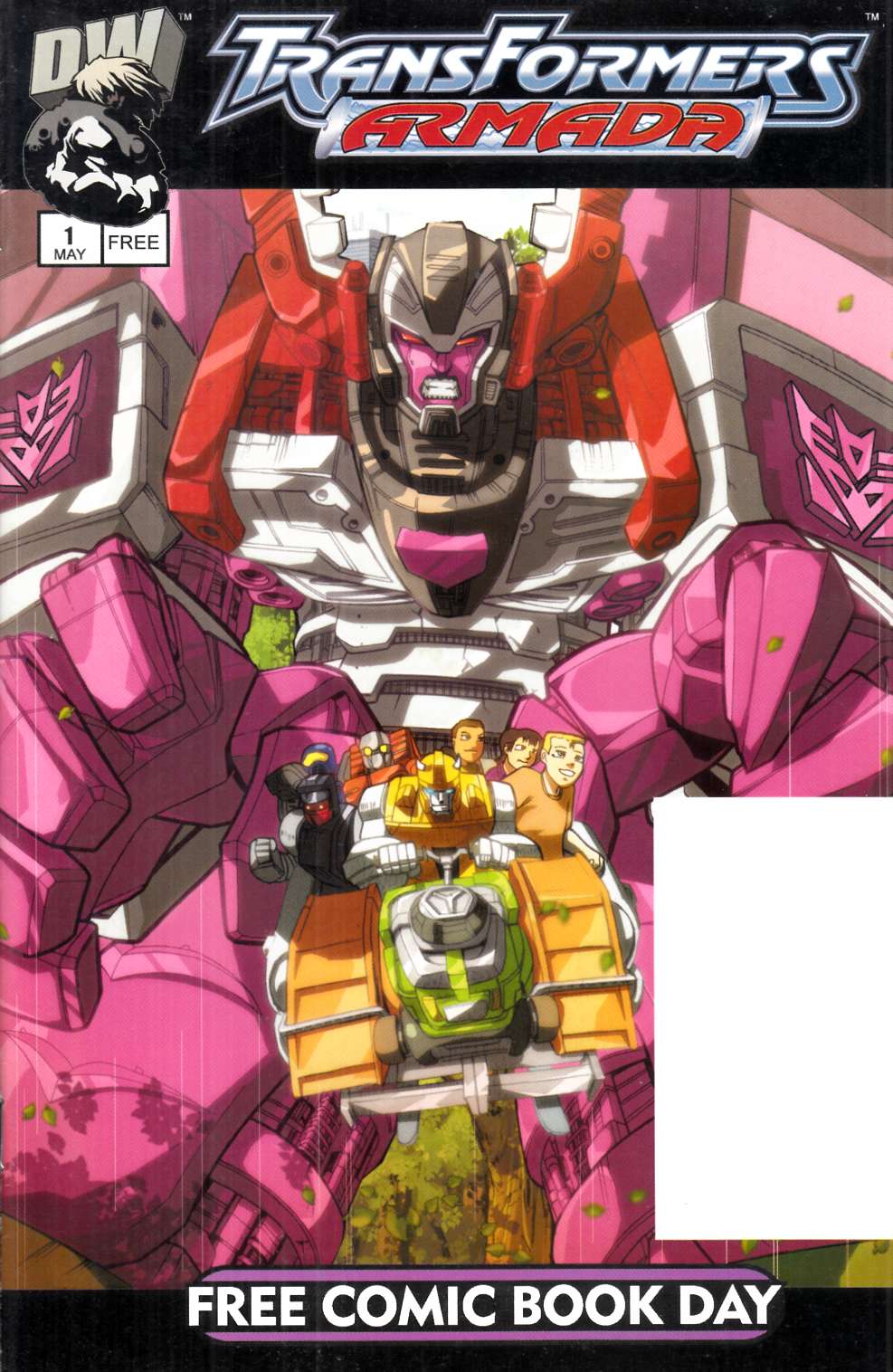 Transformers Armada #1 FCBD Edition Very Fine (8.0) [Dreamwave Comic] LARGE