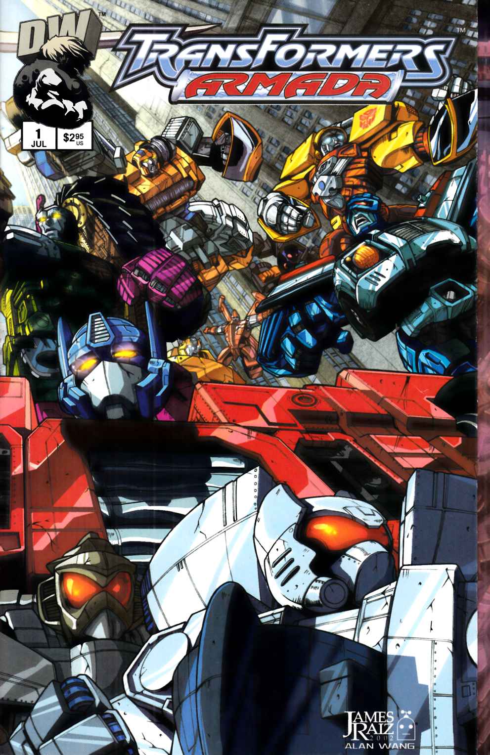 Transformers Armada #1 Cover A Near Mint (9.4) [Dreamwave Comic] THUMBNAIL