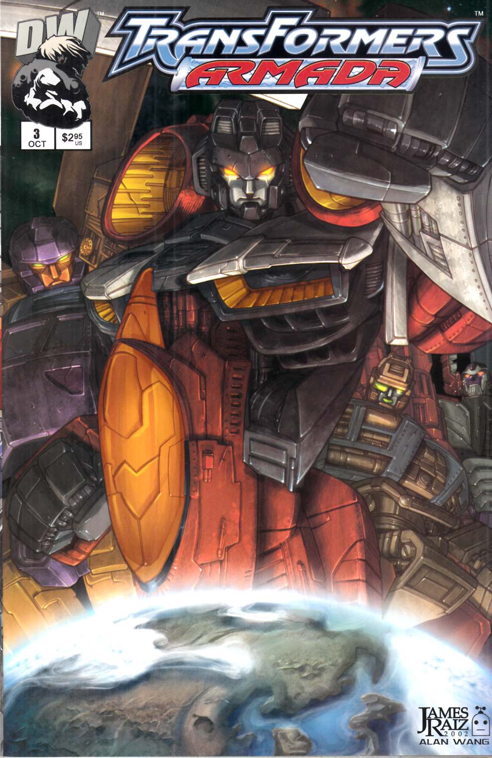 Transformers Armada #3 Fine (6.0) [Dreamwave Comic] THUMBNAIL