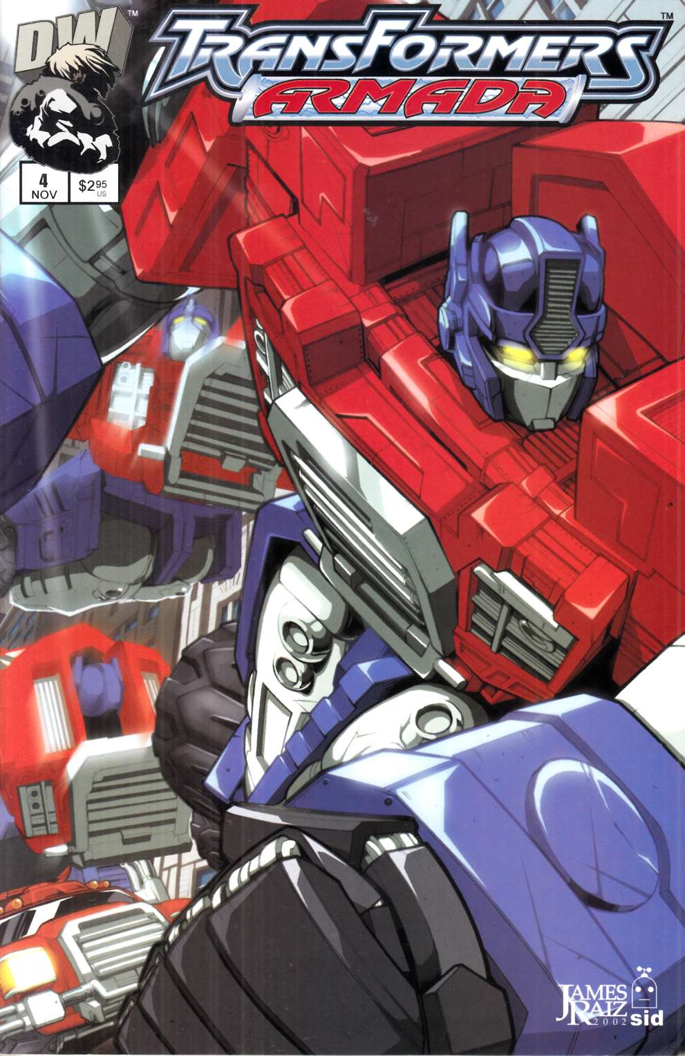 Transformers Armada #4 Fine (6.0) [Dreamwave Comic] THUMBNAIL