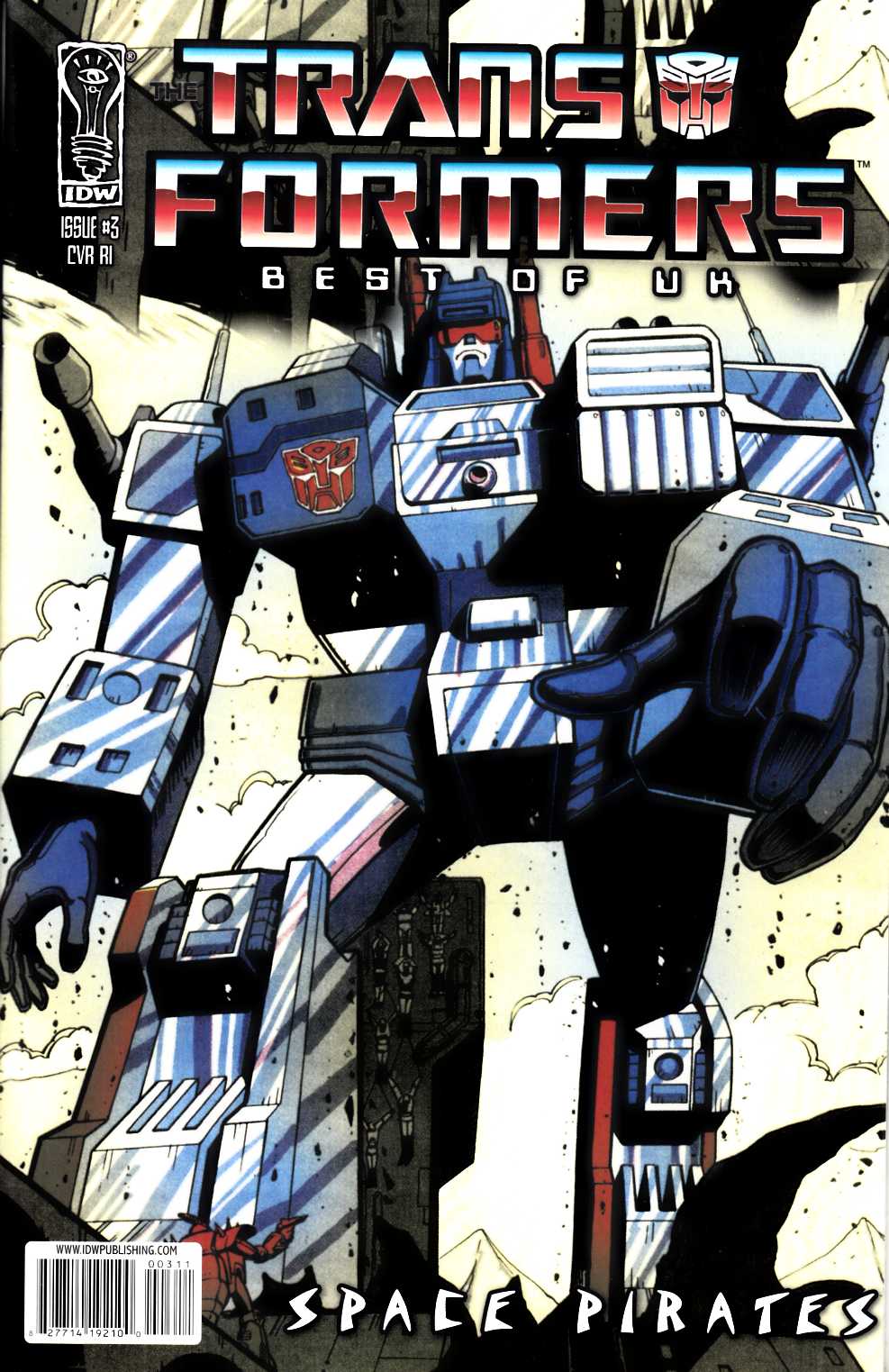 Transformers Best of the UK Space Pirates #3 Cover RI Near Mint (9.4) [IDW Comic] THUMBNAIL