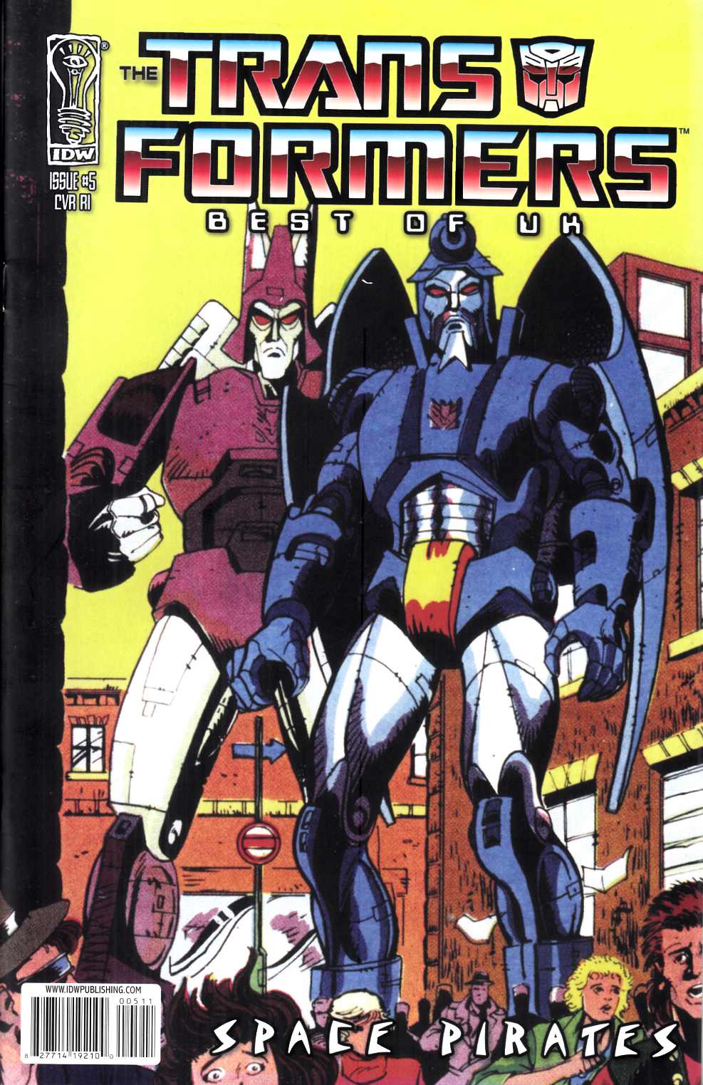 Transformers Best of the UK Space Pirates #5 Cover RI Near Mint (9.4) [IDW Comic] THUMBNAIL
