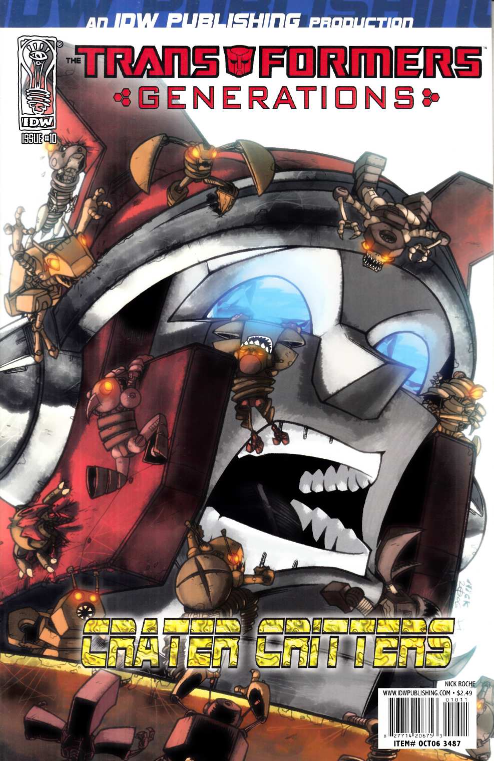 Transformers Generations #10 Cover A Fine (6.0) [IDW Comic] THUMBNAIL