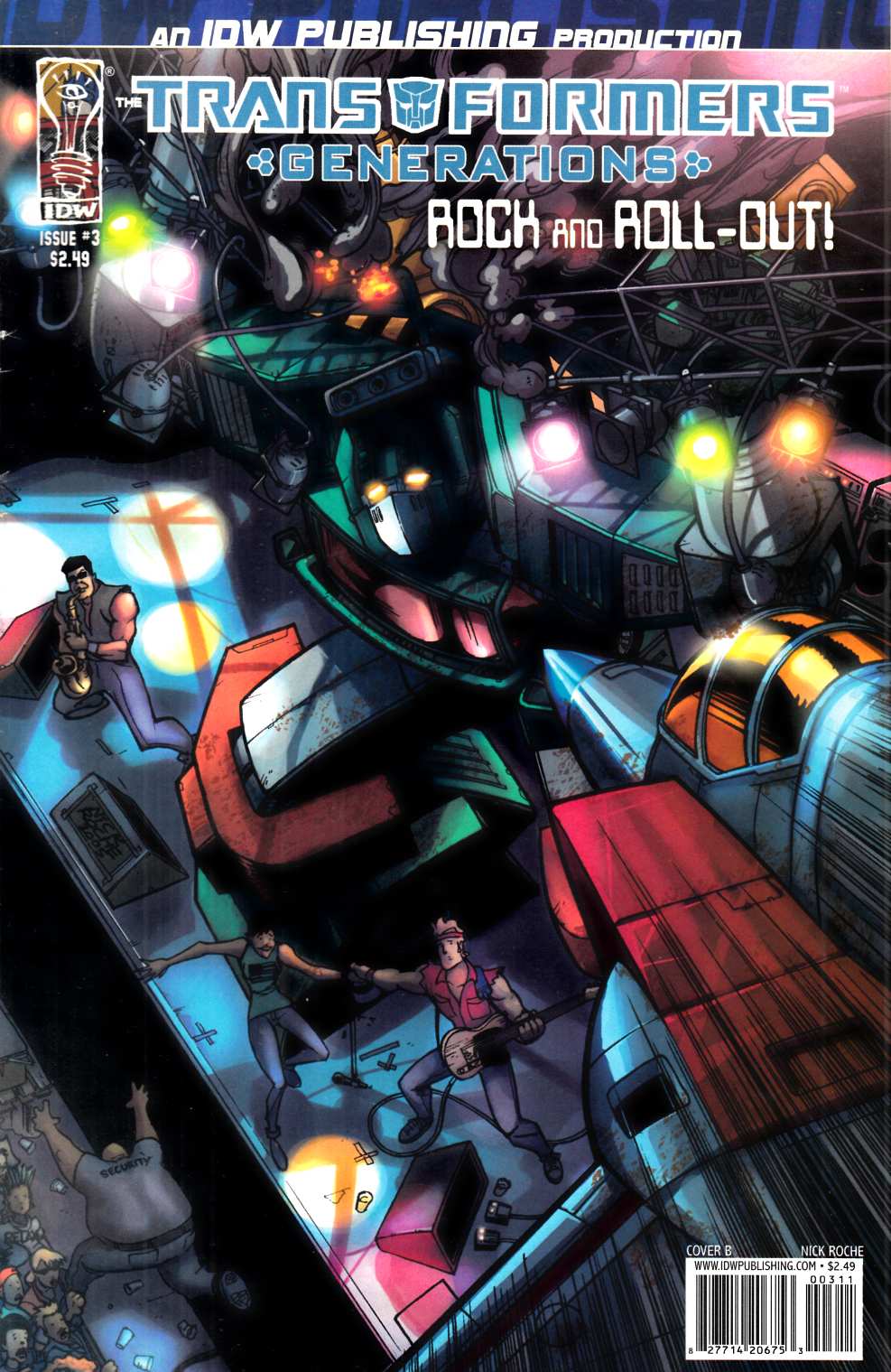 Transformers Generations #3 Cover B Fine (6.0) [IDW Comic] THUMBNAIL