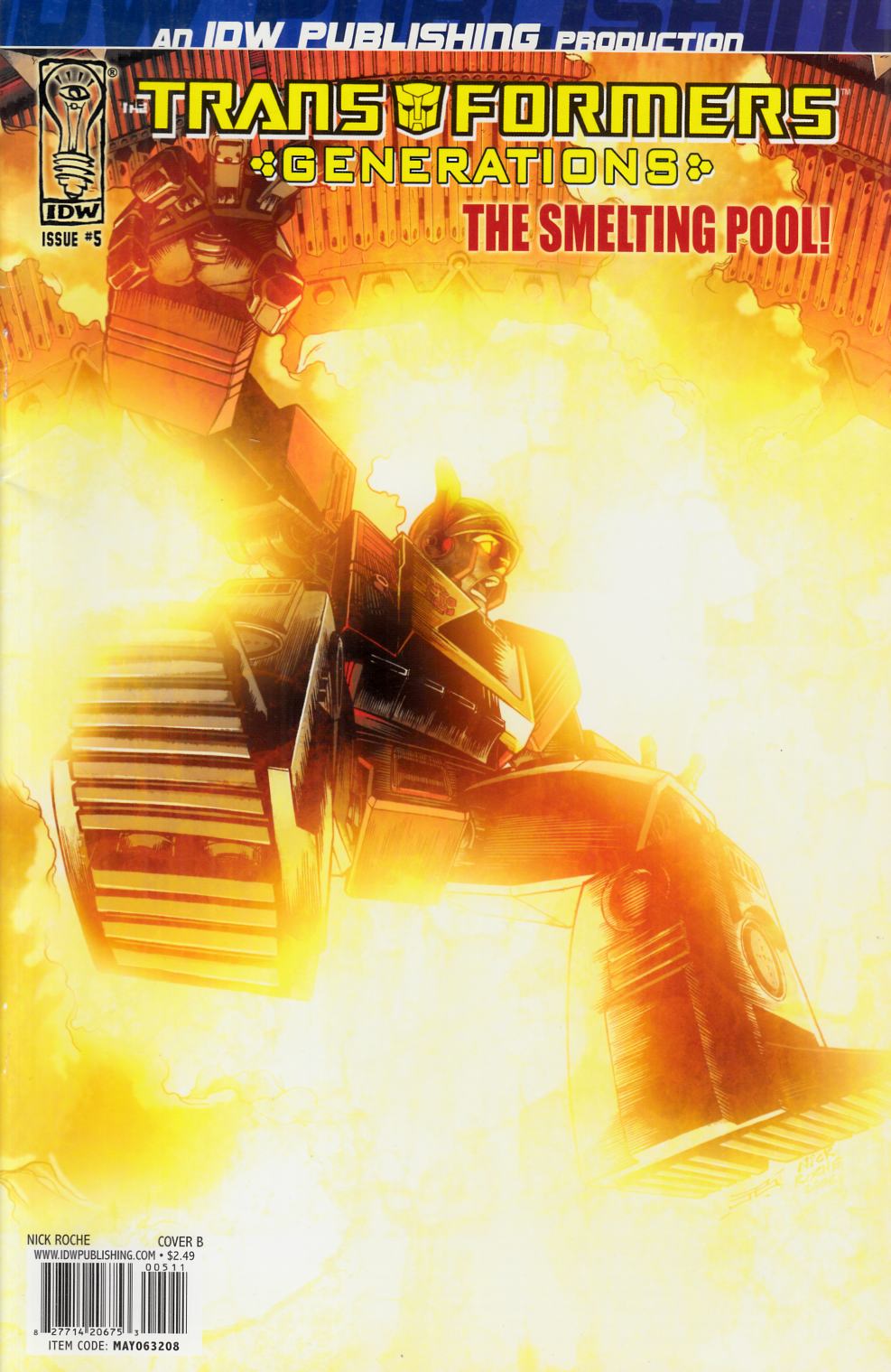 Transformers Generations #5 Cover B Fine (6.0) THUMBNAIL