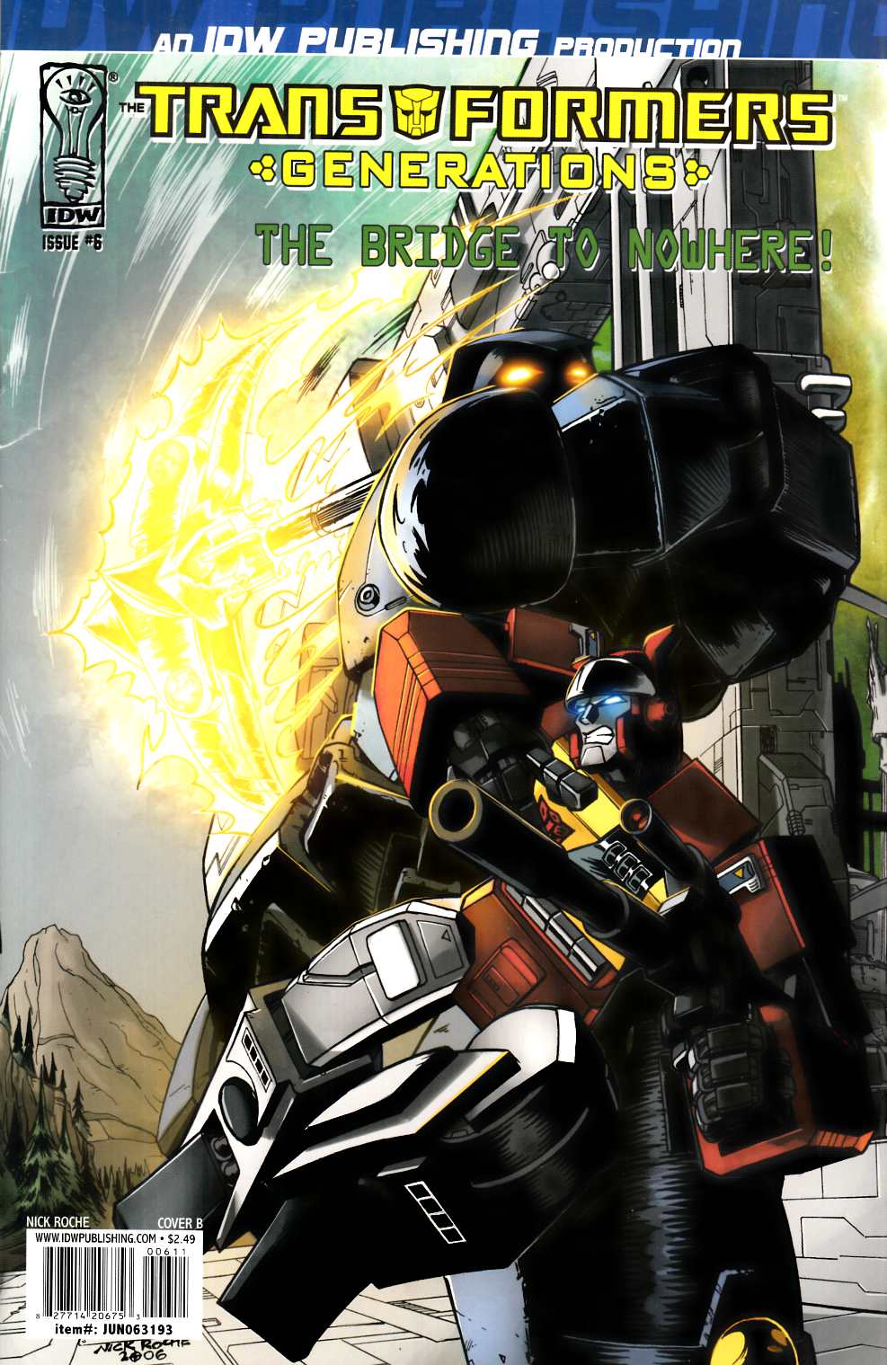 Transformers Generations #6 Cover B Fine (6.0) [IDW Comic] LARGE