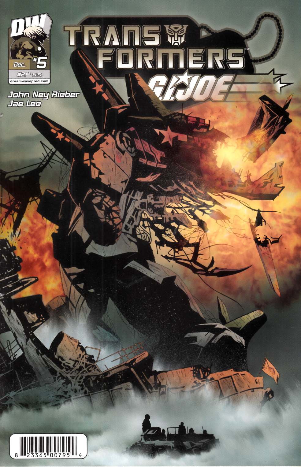 Transformers GI Joe #5 Very Fine (8.0) [Dreamwave Comic] THUMBNAIL