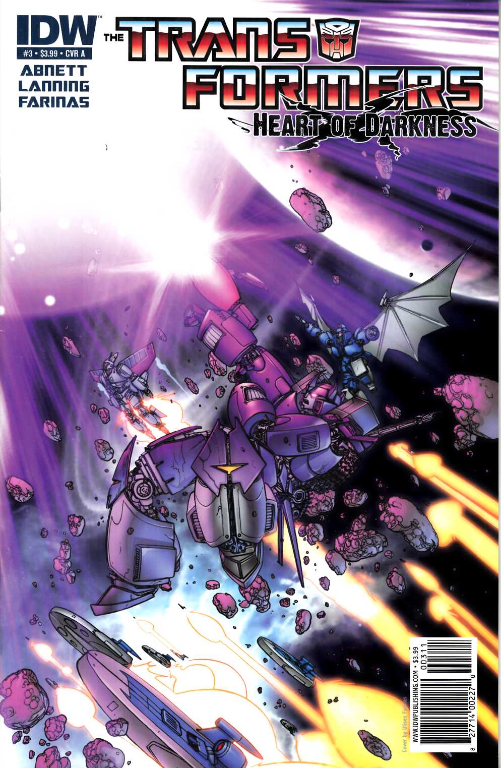 Transformers Heart of Darkness #3 Cover A Very Fine (8.0) [IDW Comic) THUMBNAIL