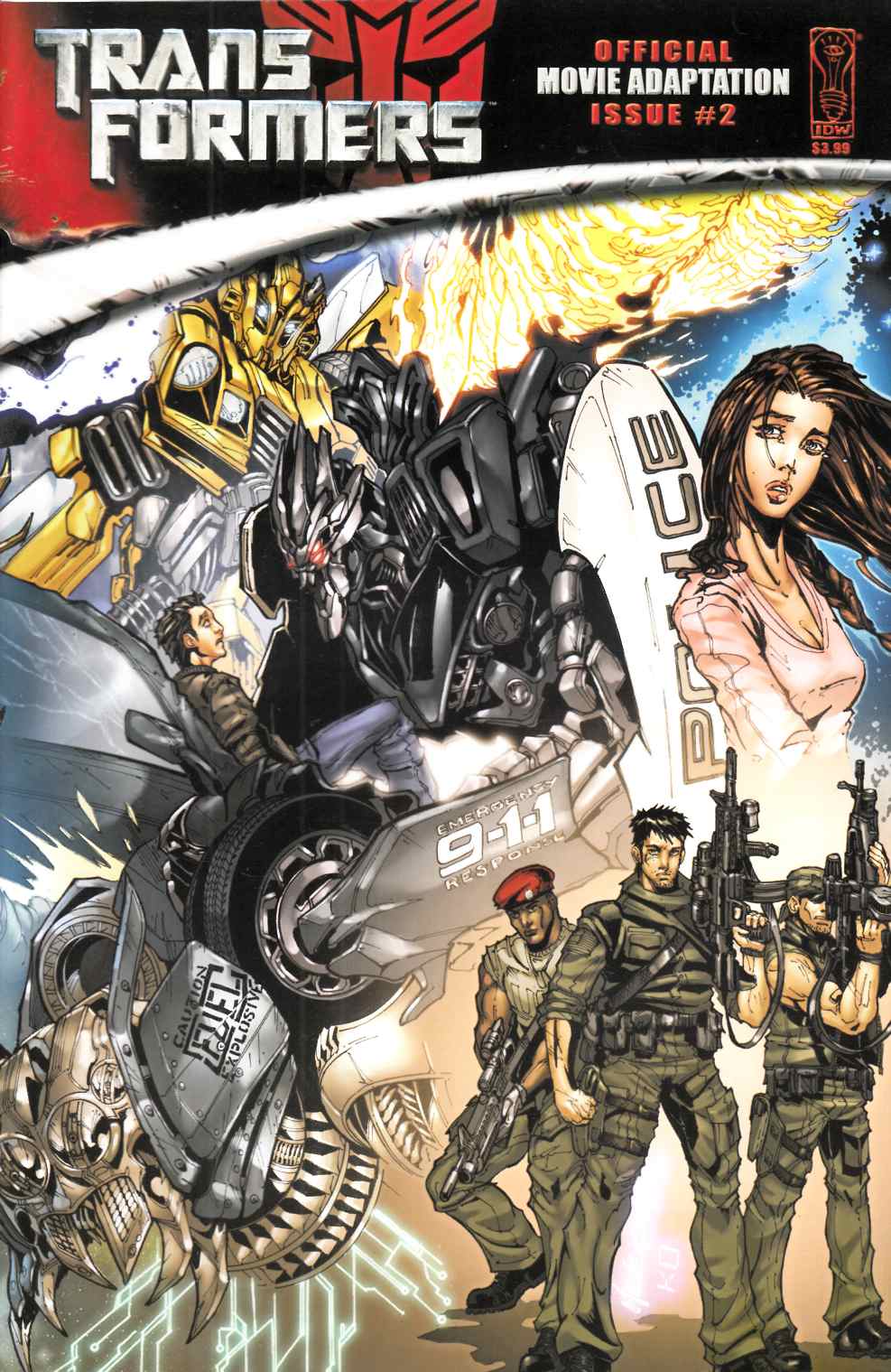 Transformers Movie Adaptation #2 Very Fine (8.0) [IDW Comic] LARGE