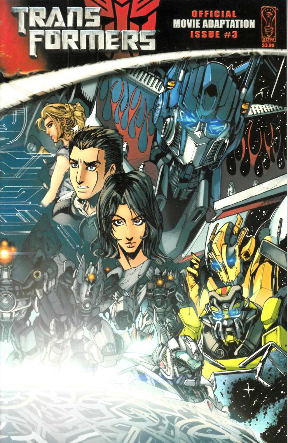 Transformers Movie Adaptation #3 Very Fine (8.0) [IDW Comic] LARGE