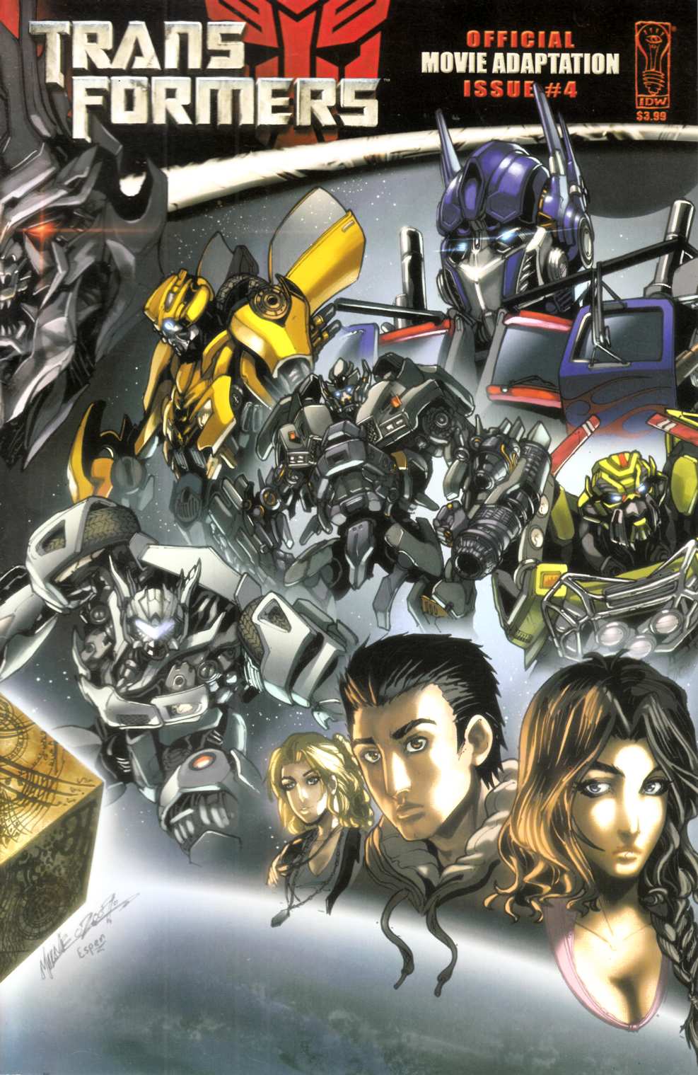 Transformers Movie Adaptation #4 Fine (6.0) [IDW Comic] LARGE