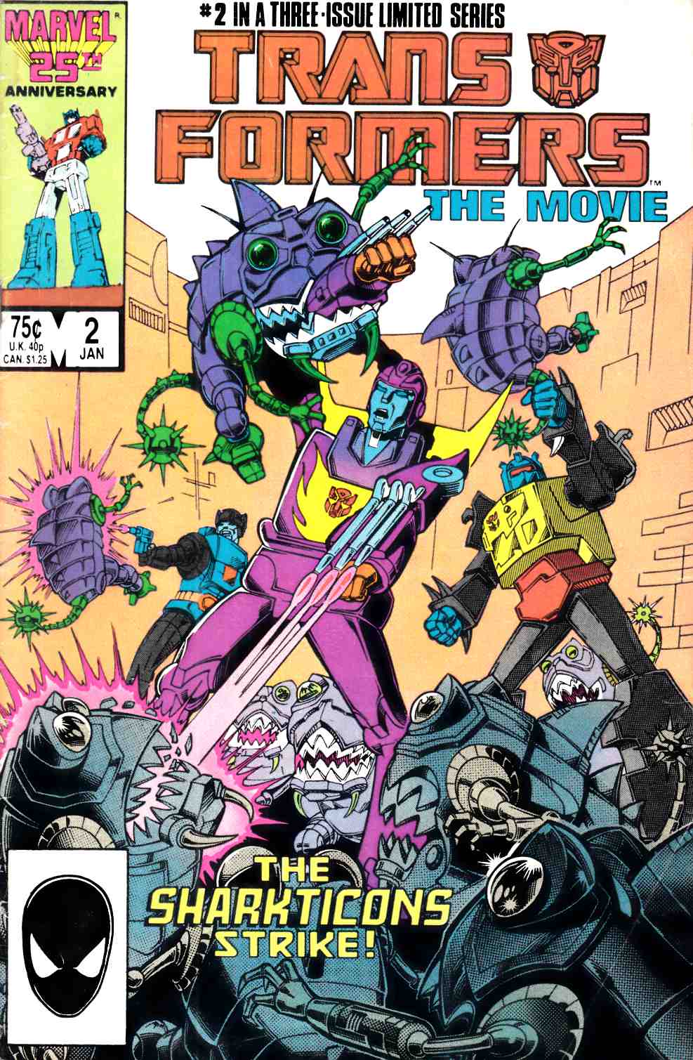 Transformers The Movie #2 Very Good (4.0) [Marvel Comic] THUMBNAIL