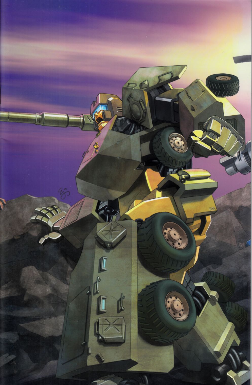 Transformers Spotlight Hardhead #1 Cover RI Near Mint (9.4) [IDW Comic] THUMBNAIL
