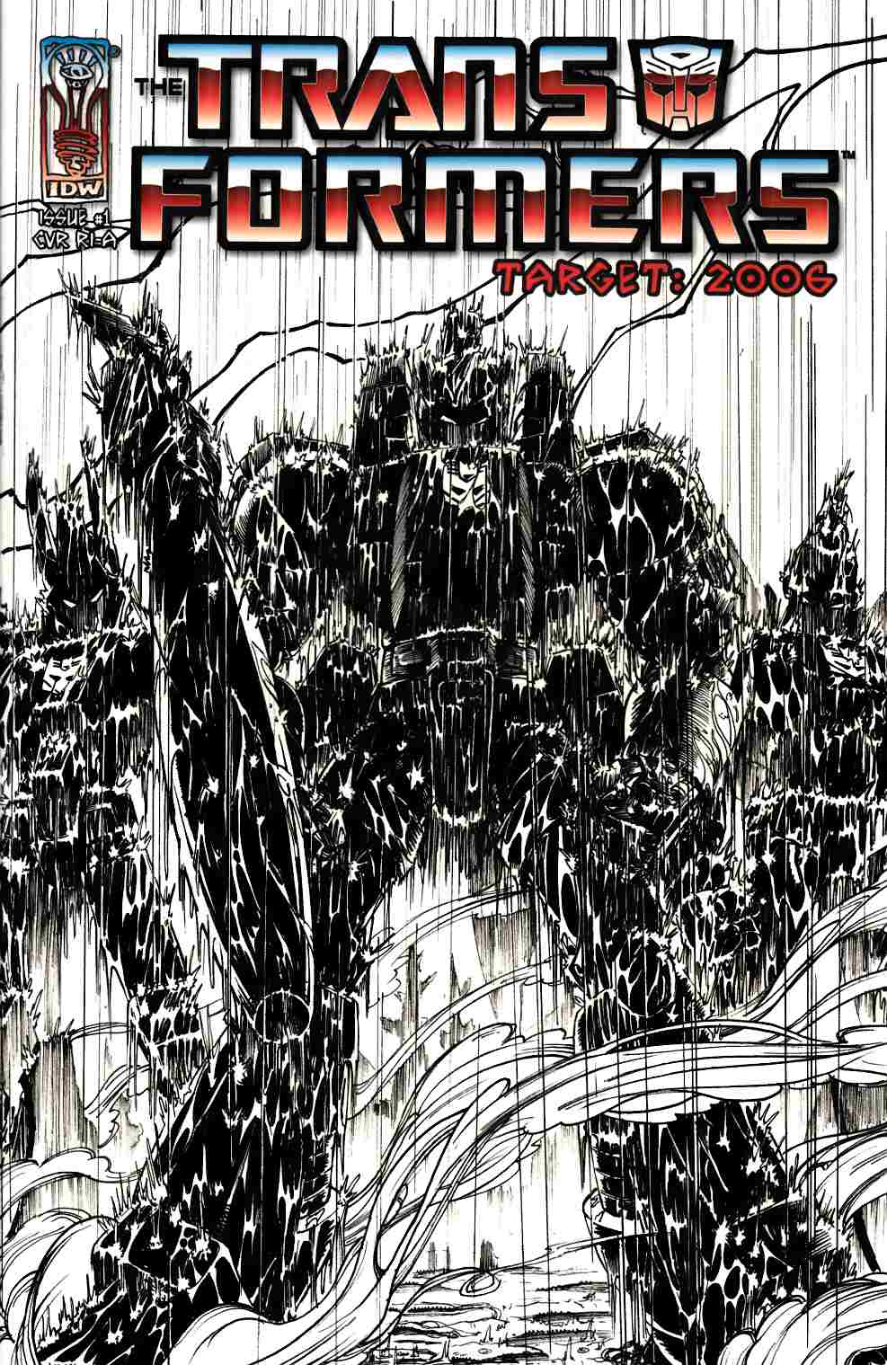 Transformers Target 2006 #1 Cover RI-A Variant Near Mint (9.4) [IDW Comic] LARGE