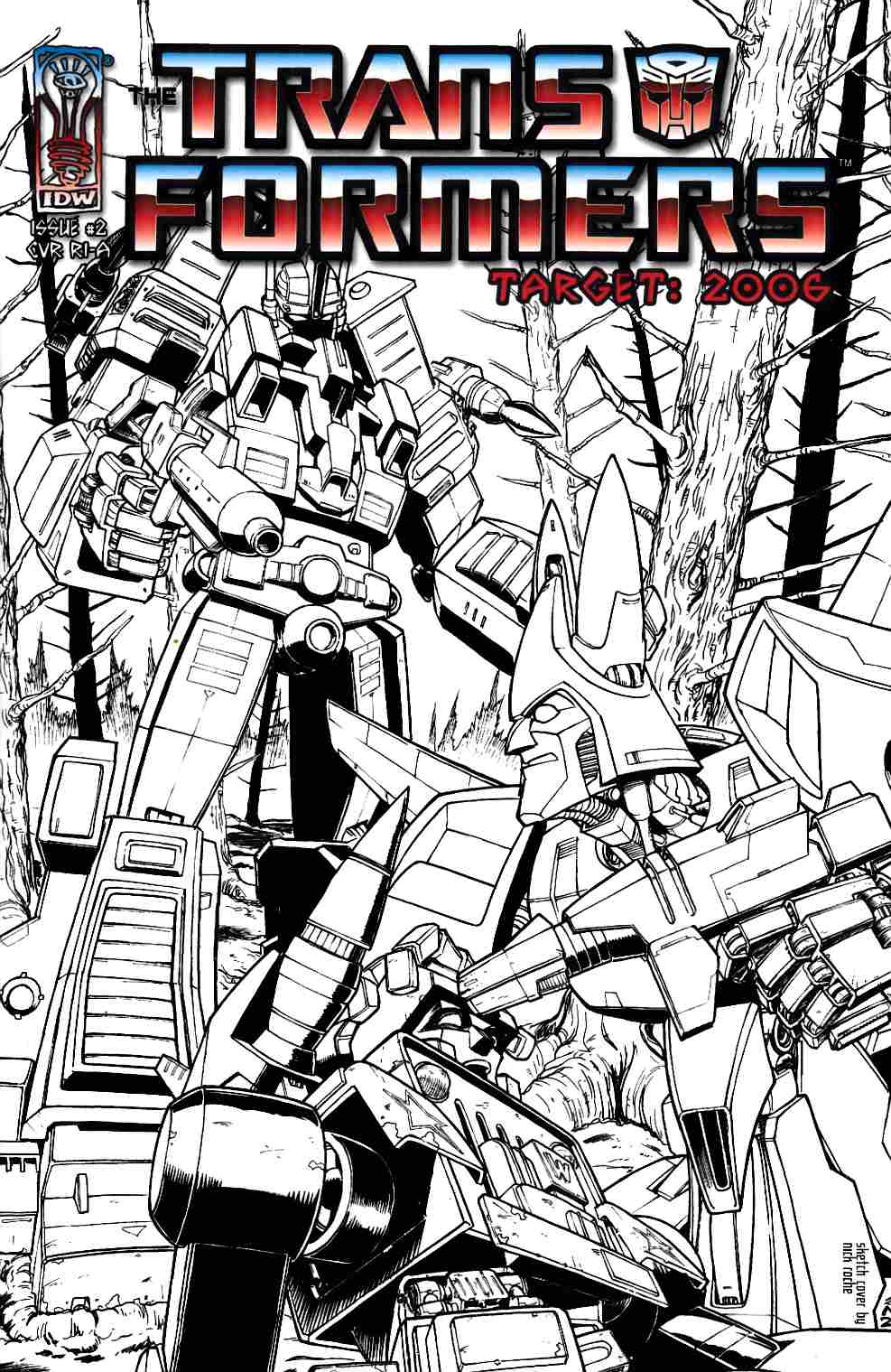 Transformers Target 2006 #2 Cover RI-A Variant Near Mint (9.4) [IDW Comic] THUMBNAIL