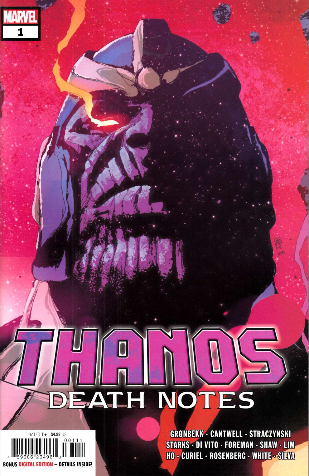 Thanos Death Notes #1 Near Mint (9.4) [Marvel Comic] THUMBNAIL