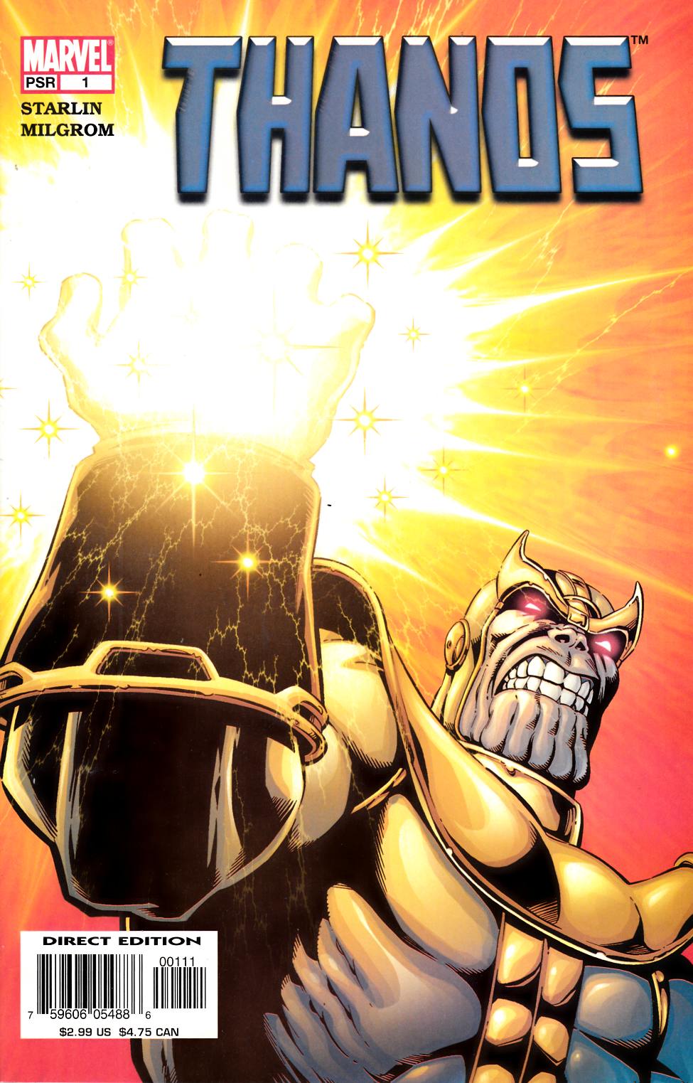 Thanos #1 Near Mint (9.4) [Marvel Comic] LARGE