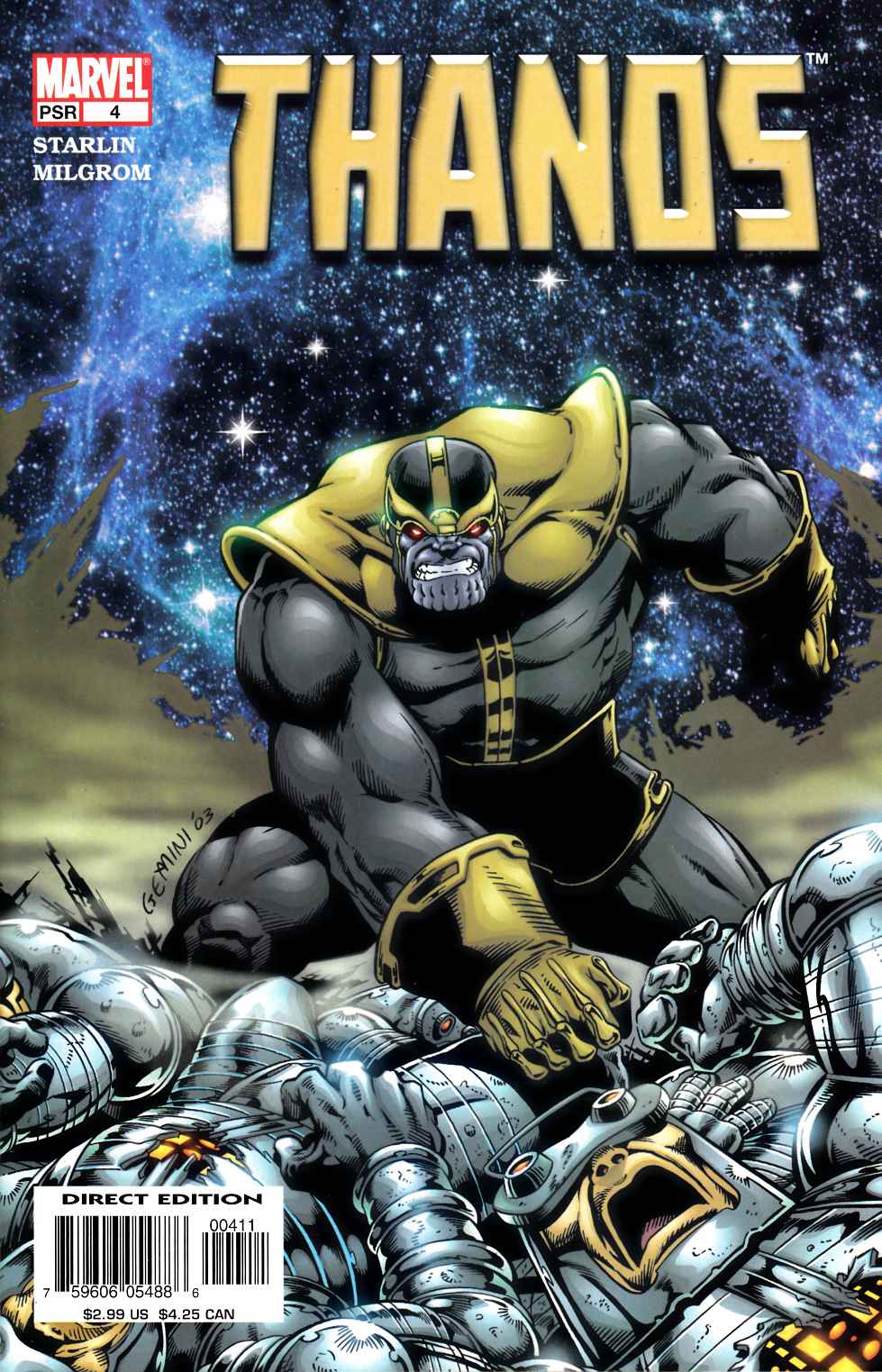 Thanos #4 Near Mint (9.4) [Marvel Comic] THUMBNAIL