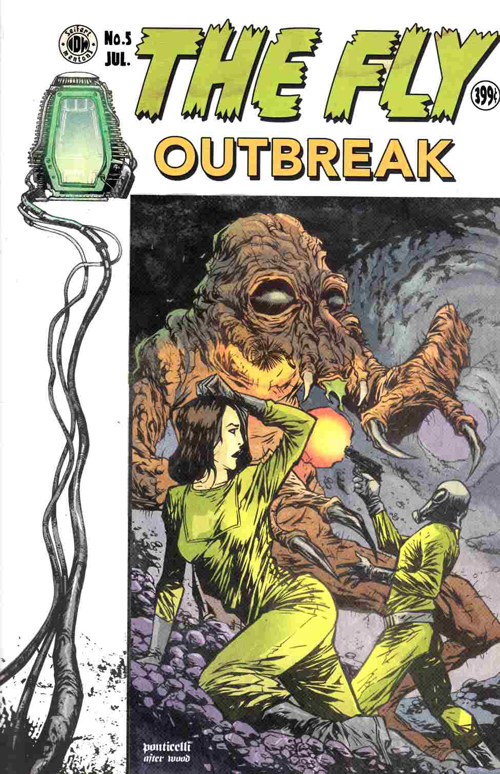 Fly Outbreak #5 EC Subscription Cover [IDW Comic] LARGE