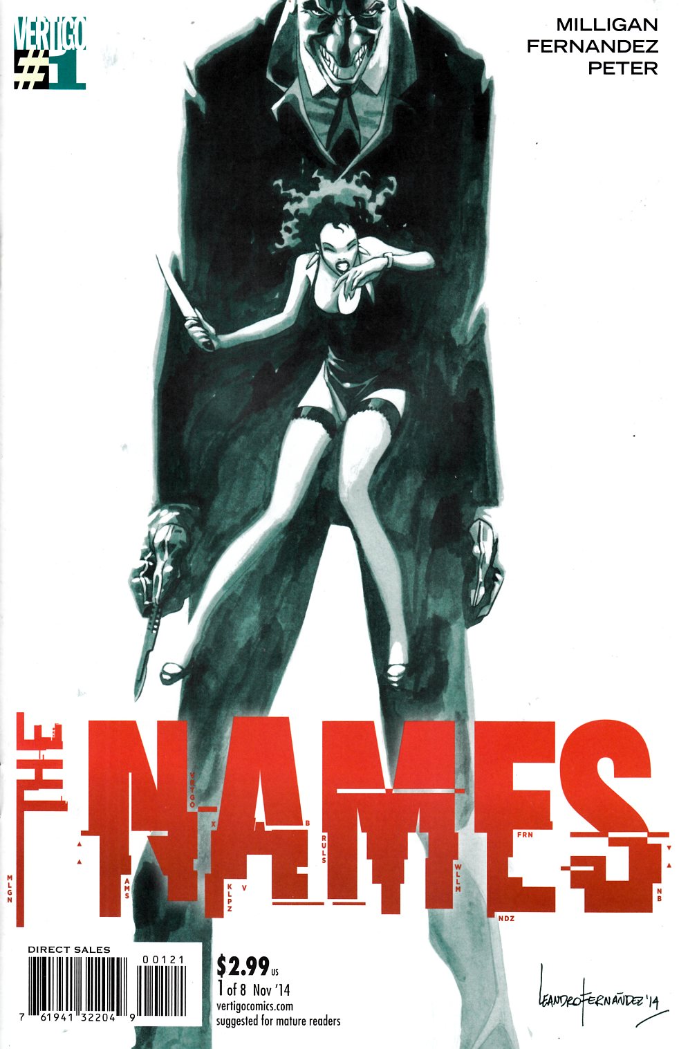 Names #1 Fernandez Variant Cover [Comic] LARGE