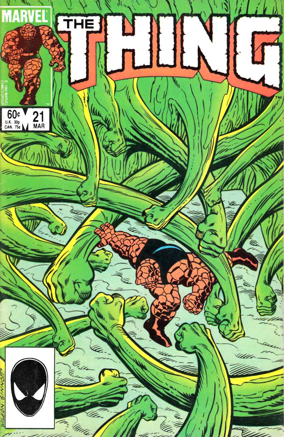 The Thing #21 Very Good (4.0) [Marvel Comic] THUMBNAIL