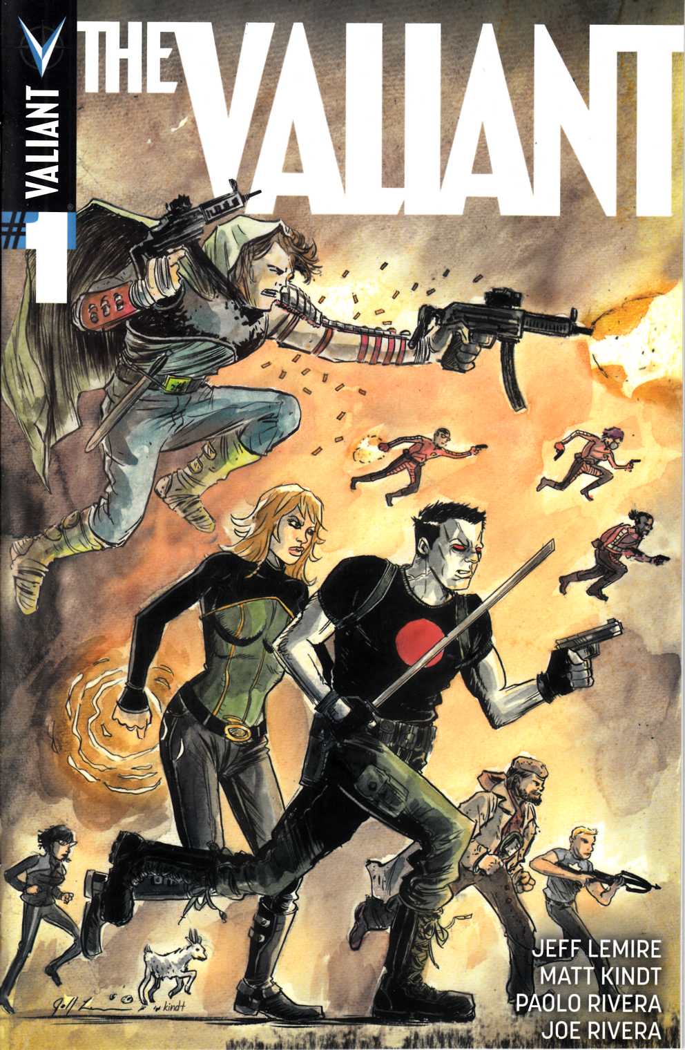 The Valiant #1 Cover C- Lemire & Kindt Incentive [Valiant Comic] LARGE