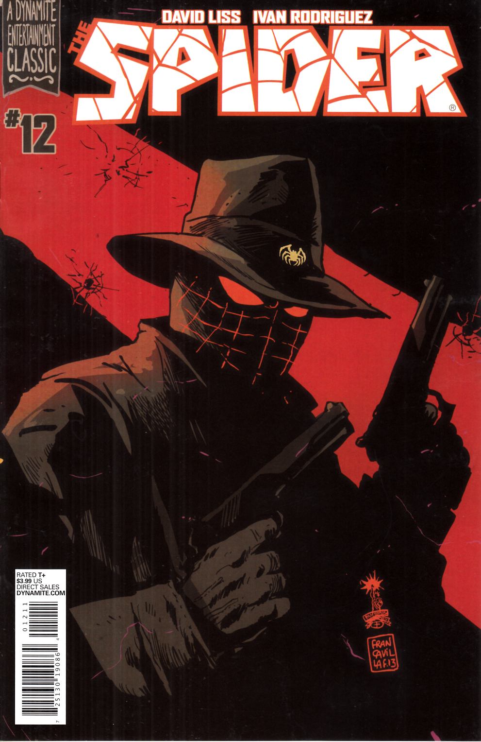 The Spider #12 Very Fine (8.0) [Dynamite Comic] LARGE