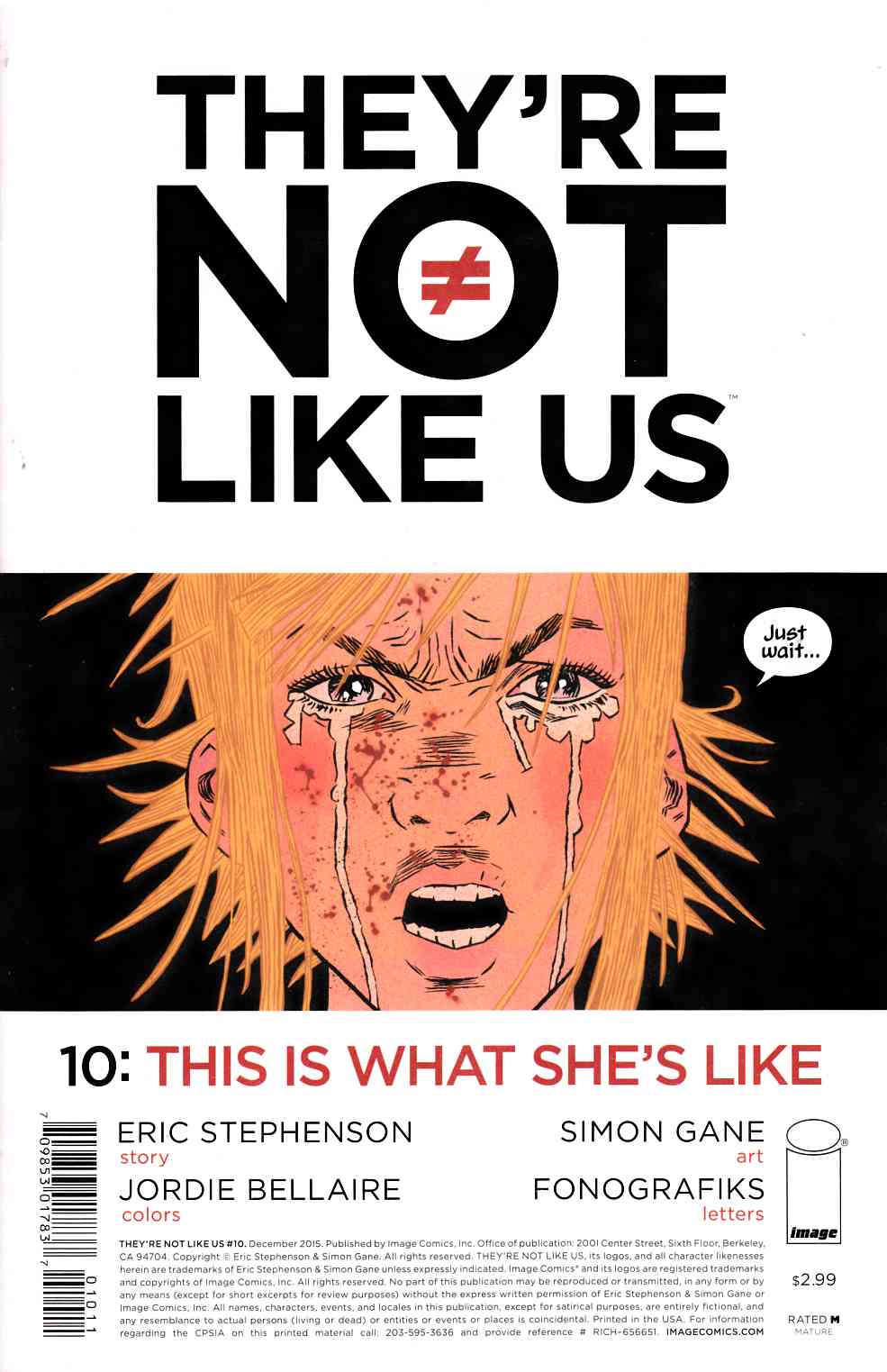Theyre Not Like Us #10 [Image Comic] THUMBNAIL