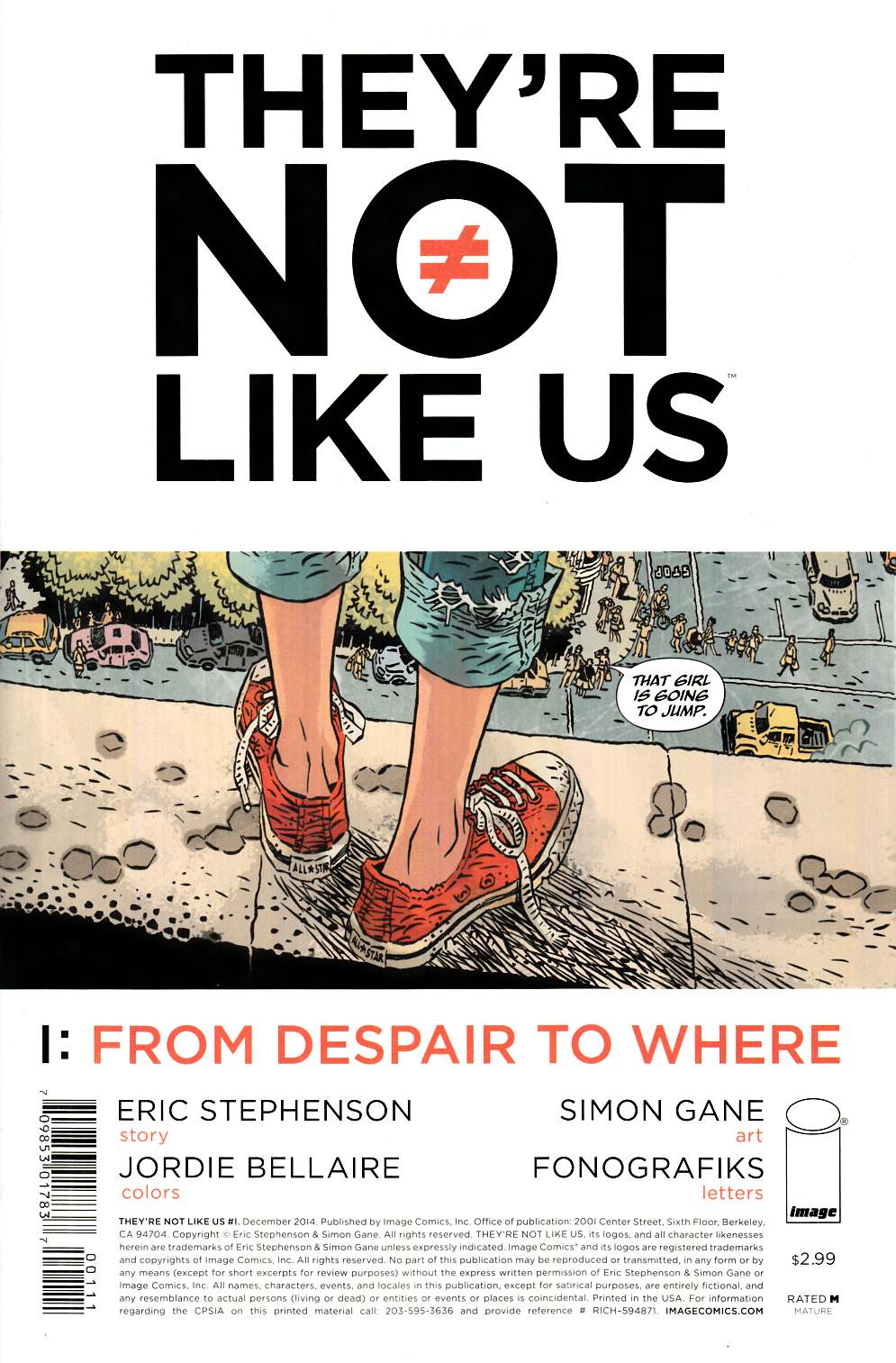 They're Not Like Us #1 [Image Comic] THUMBNAIL