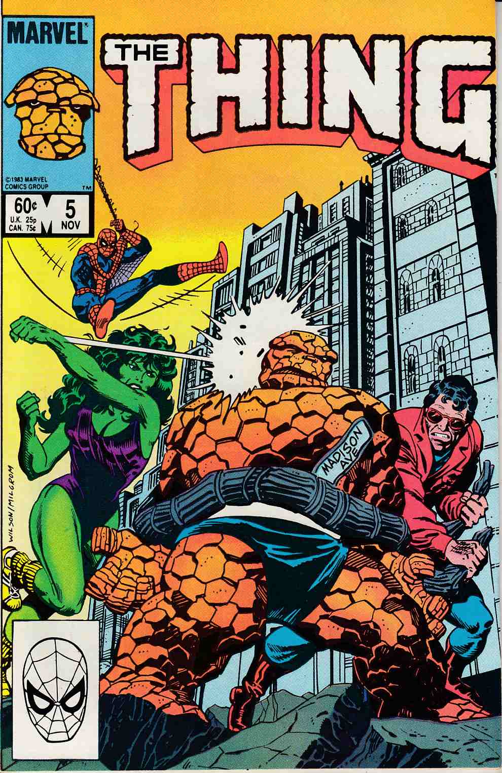 The Thing #5 Very Fine (8.0) [Marvel Comic] THUMBNAIL