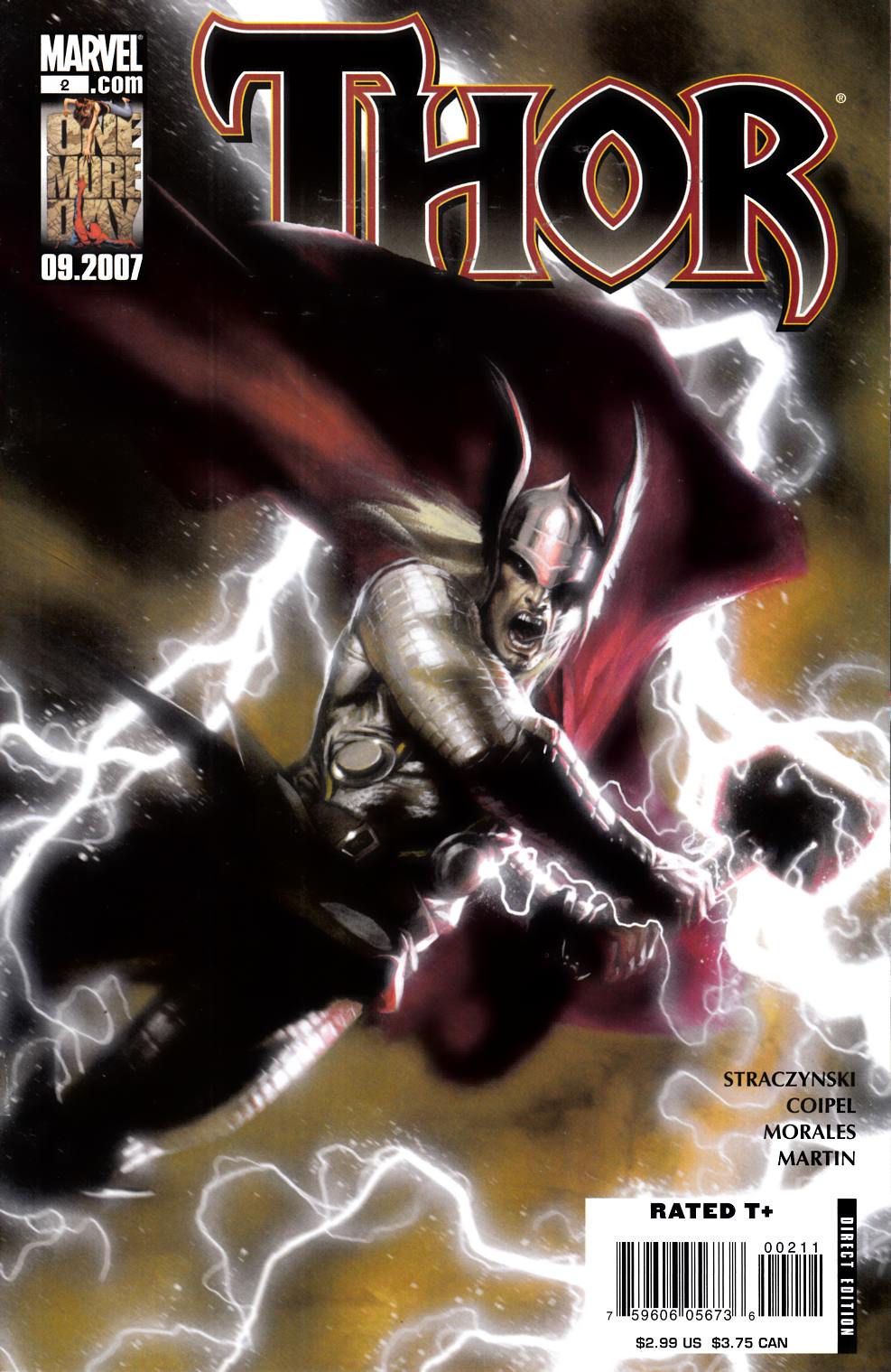 Thor #2 Cover B Very Fine (8.0) [Marvel Comic] THUMBNAIL