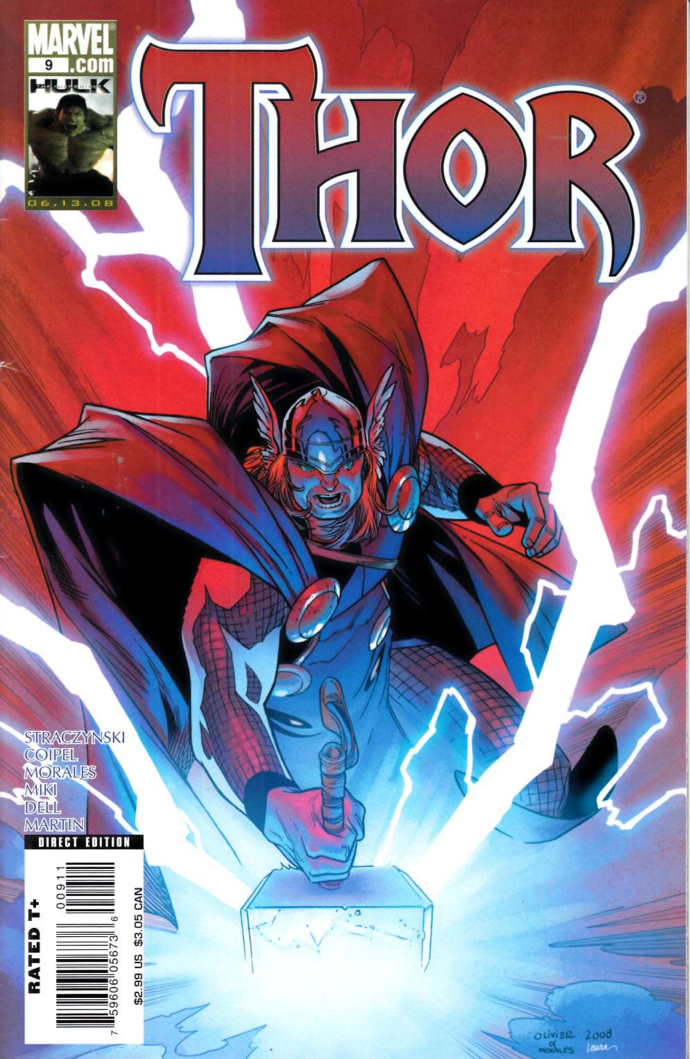 Thor #9 Fine (6.0) [Marvel Comic] THUMBNAIL