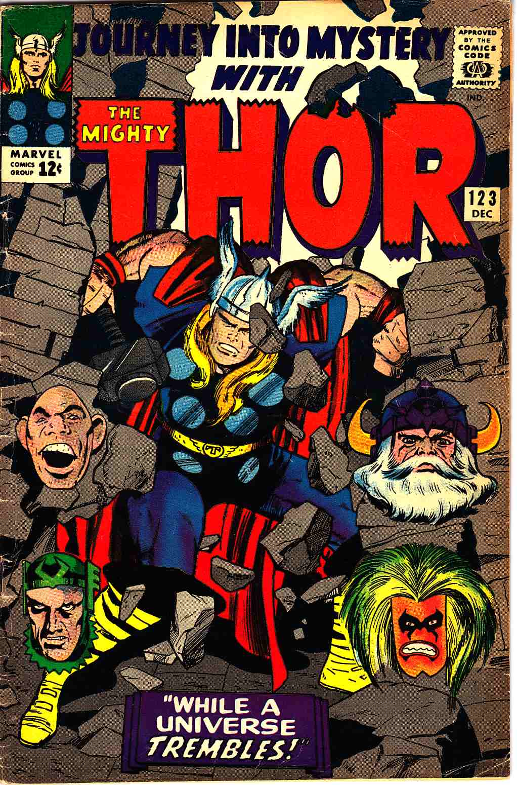 Journey Into Mystery Thor #123 Very Good/Fine (5.0) [Marvel Comic] THUMBNAIL