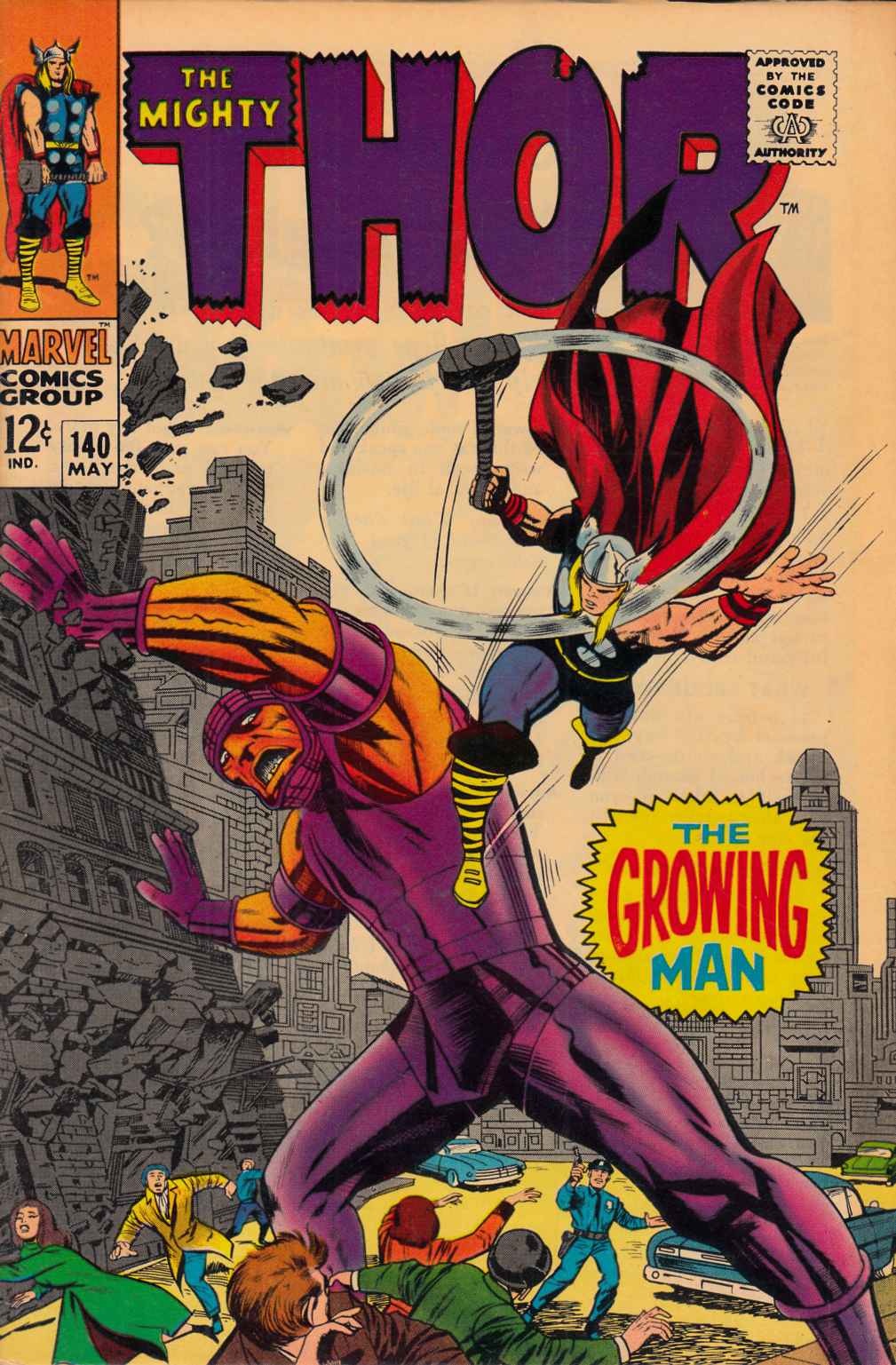 Thor #140 Very Fine (8.0) [Marvel Comic] THUMBNAIL