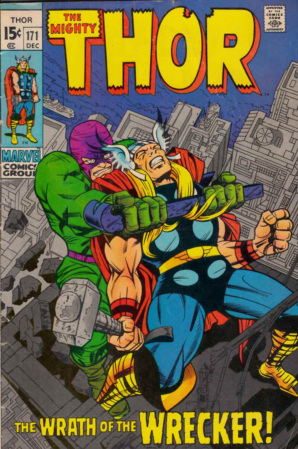 Thor #171 Very Good (4.0) [Marvel Comic] LARGE