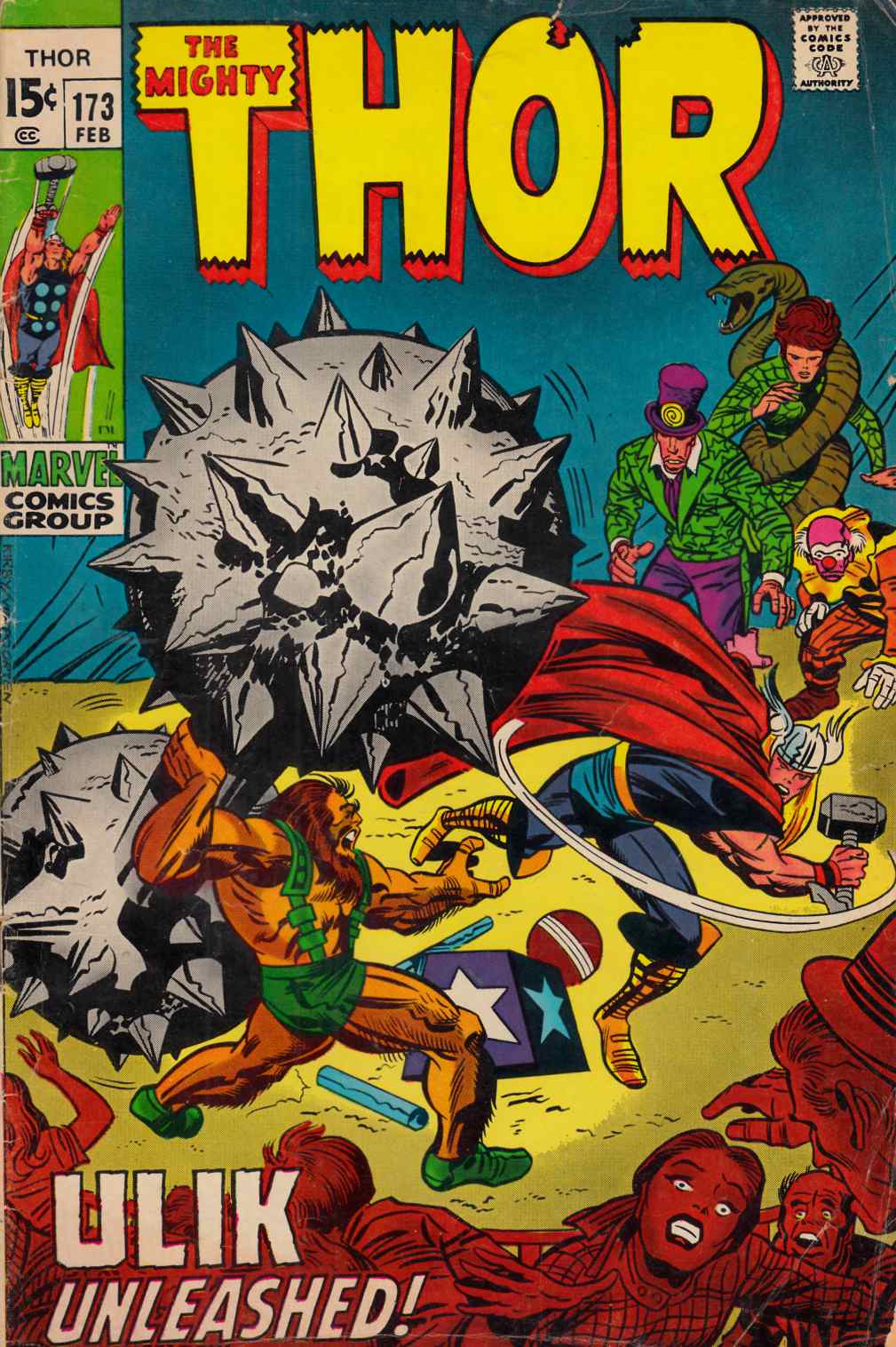 Thor #173 Good/Very Good (3.0) [Marvel Comic] THUMBNAIL