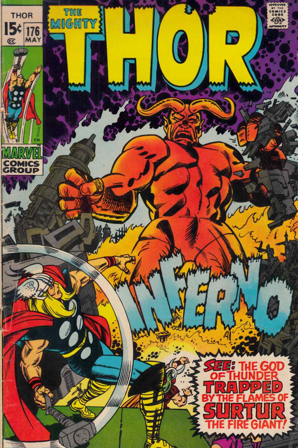 Thor #176 Good/Very Good (3.0) [Marvel Comic]