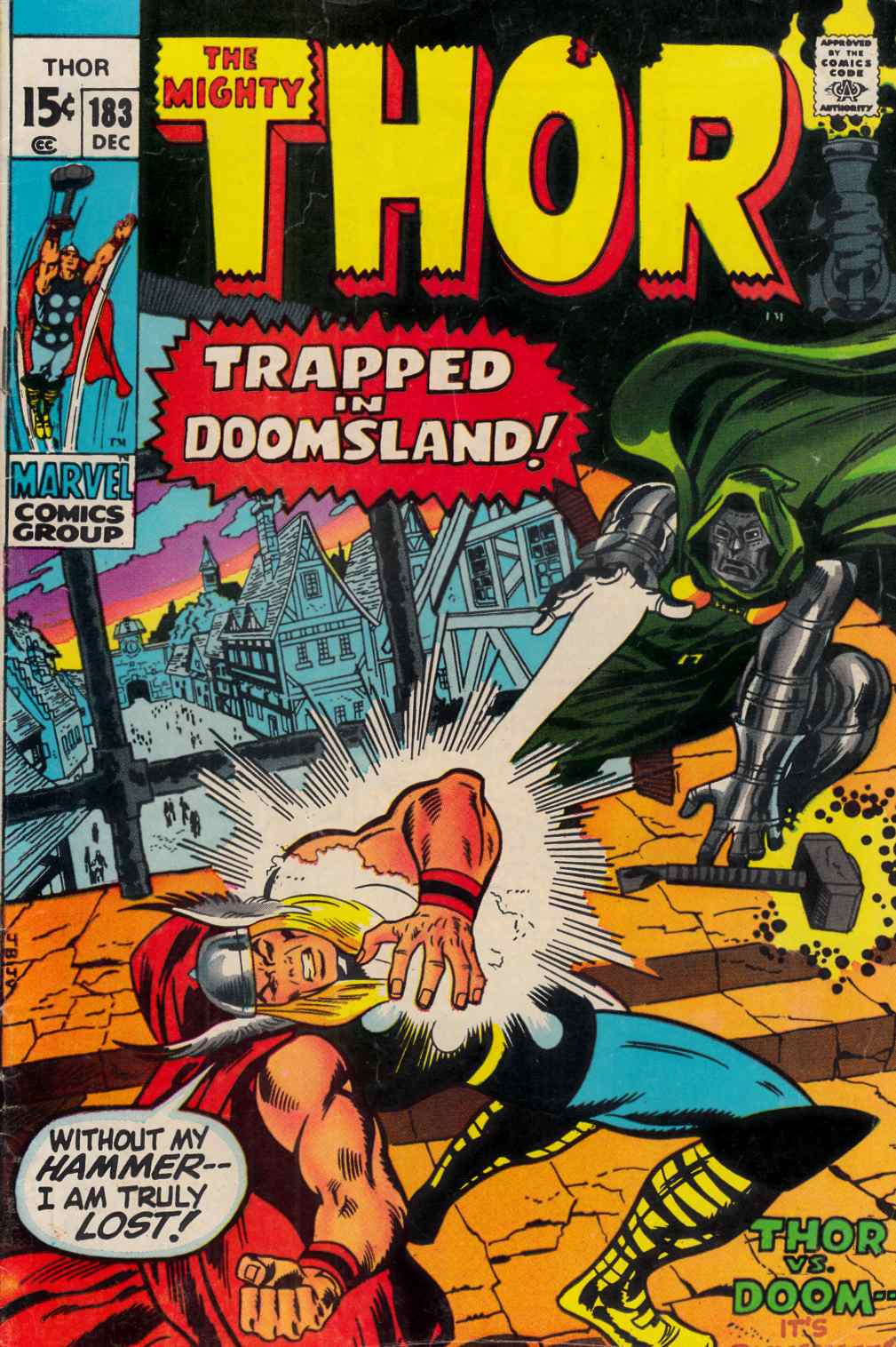 Thor #183 Very Fine Minus (7.5) [Marvel Comic] THUMBNAIL